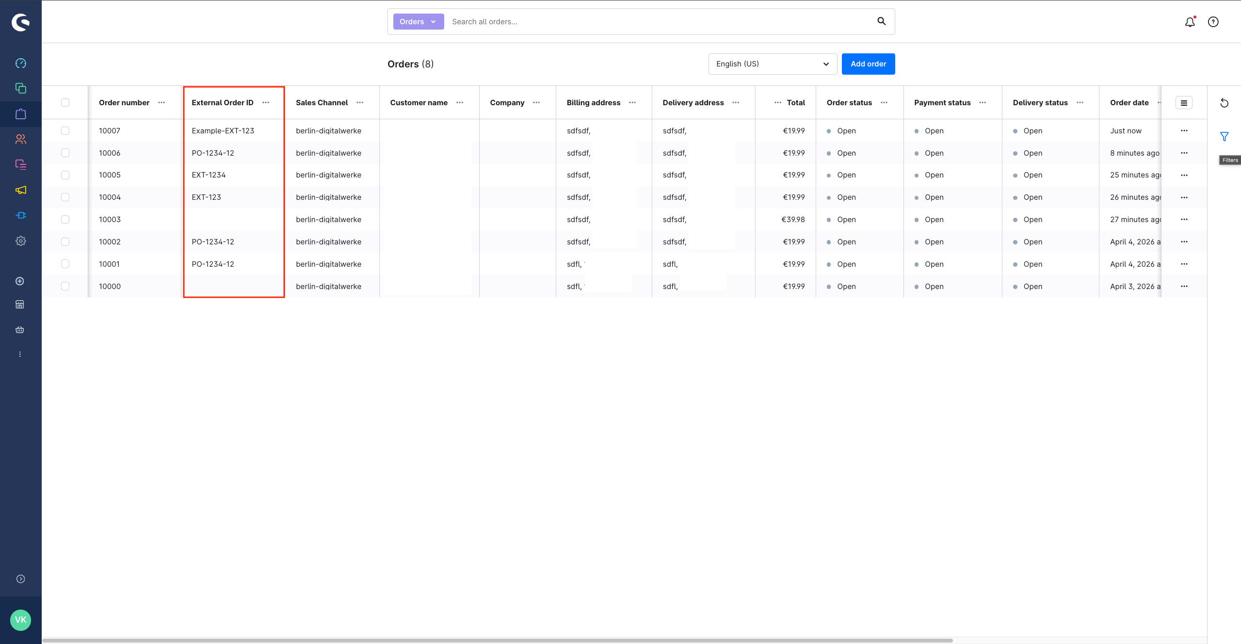 BdwExternalOrderId