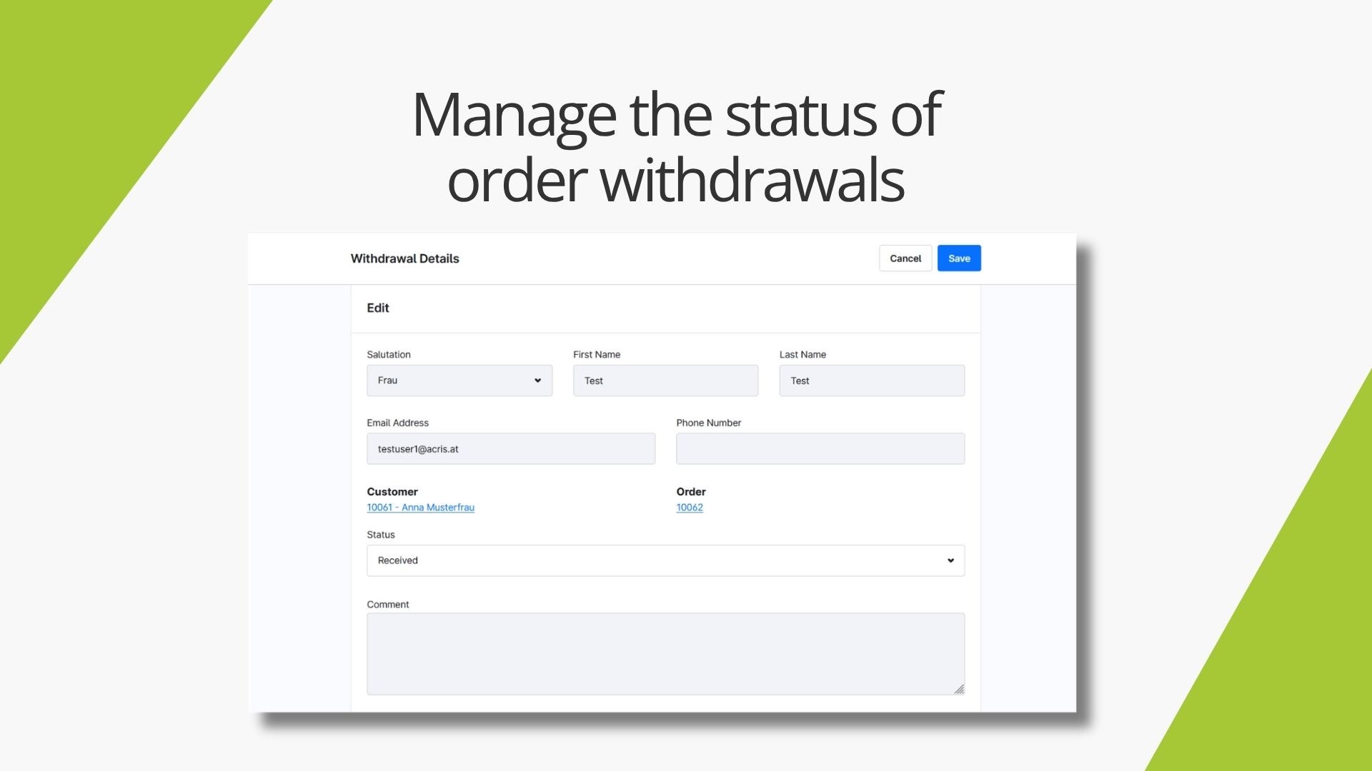 AcrisOrderWithdrawalCS