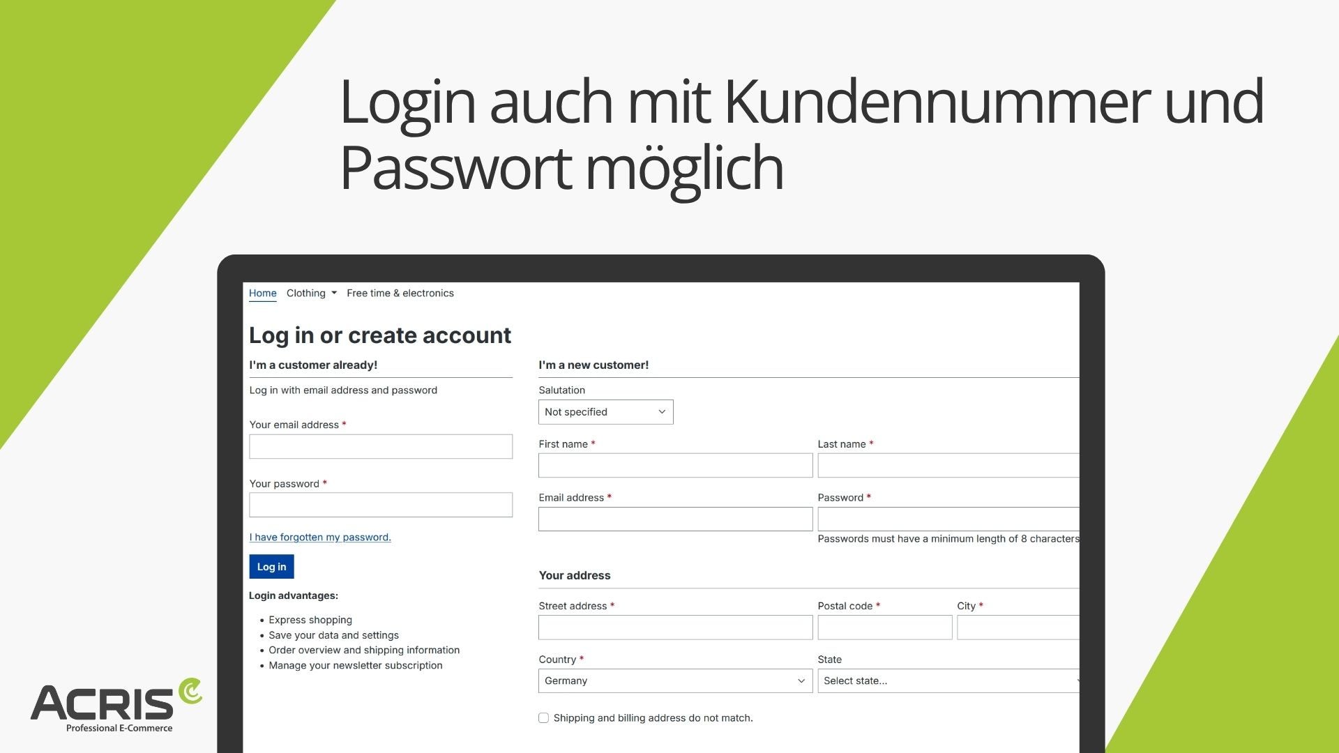 AcrisAccountCartCheckoutCS