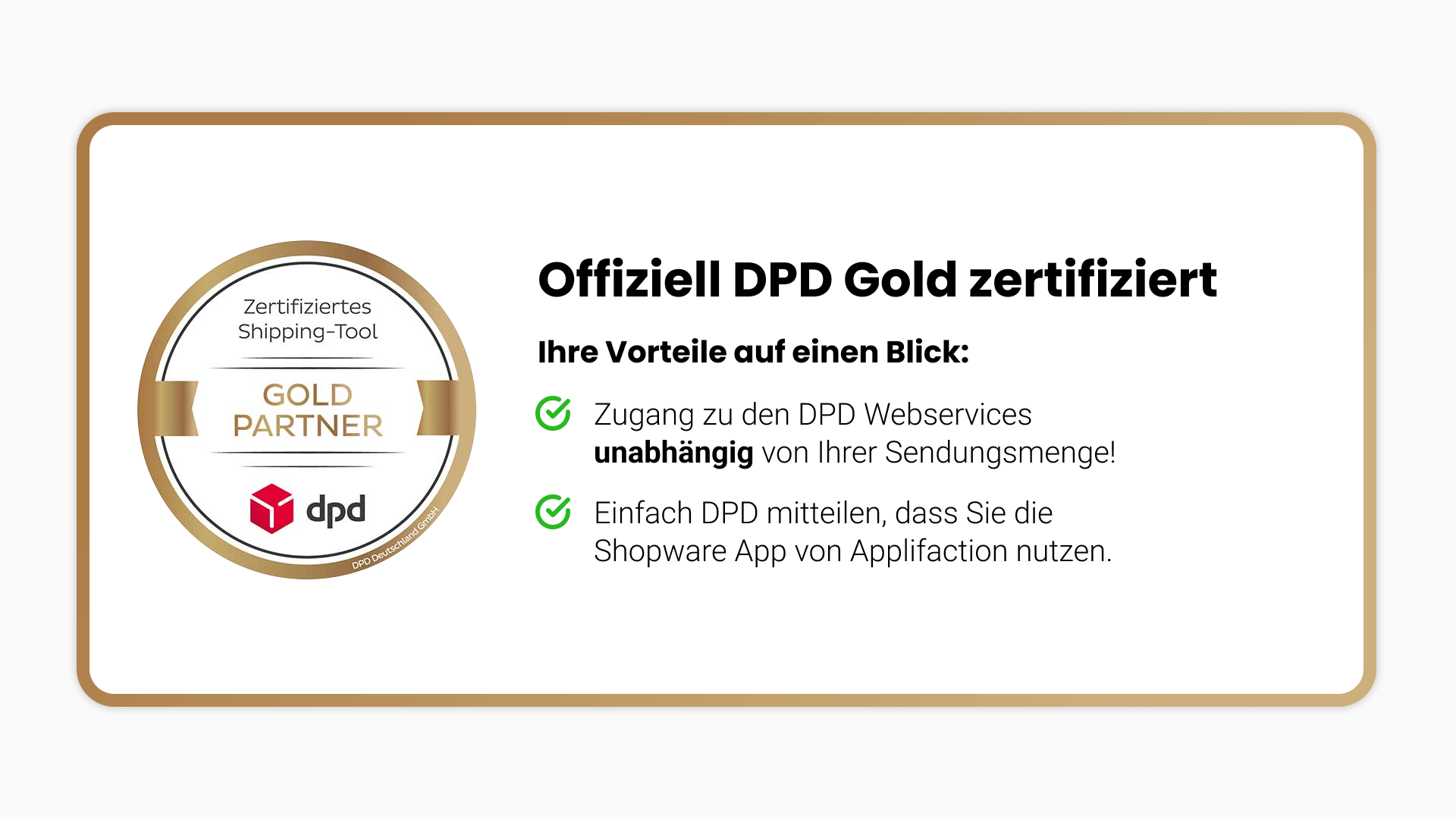 ApplifactionDpdShipping