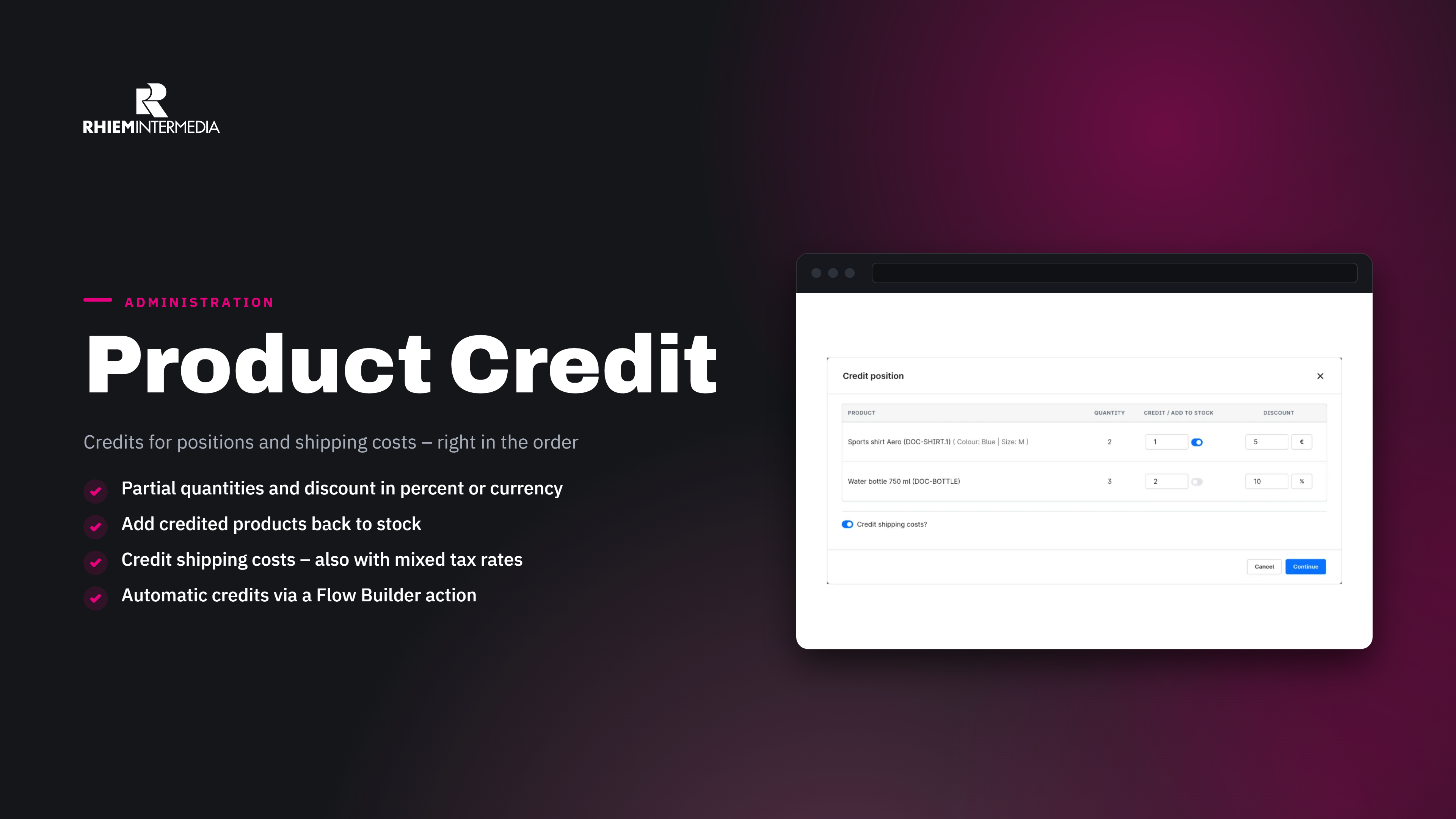 RhiemProductCredit