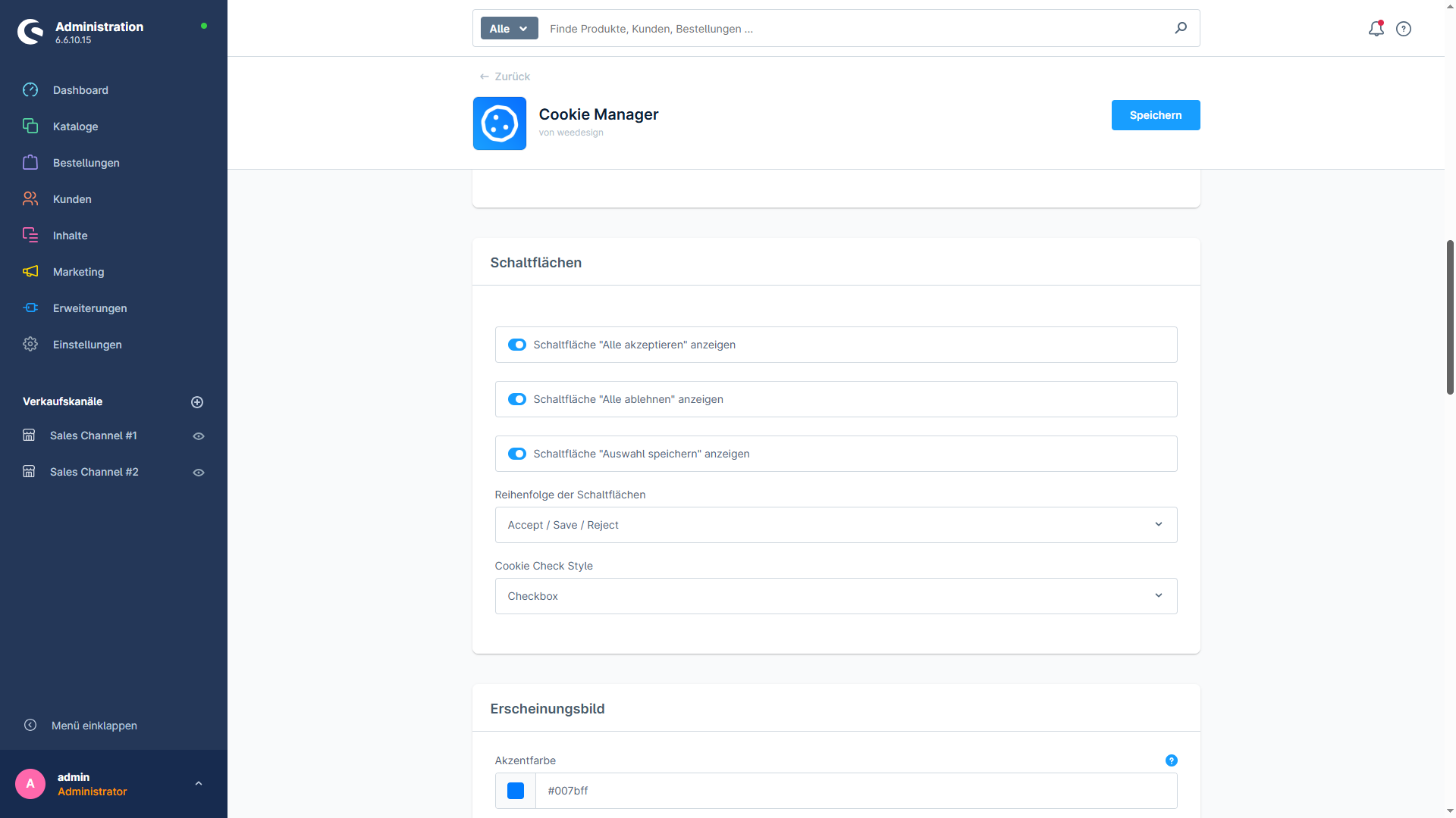 WeedesignCookieManager