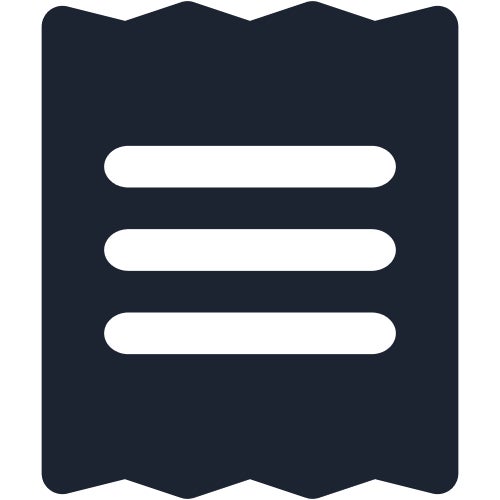 Shopware Payments Receipt Icon
