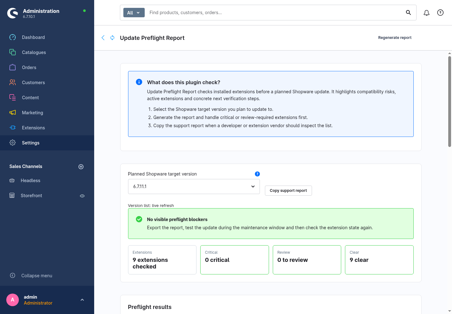 InvUpdatePreflightReport