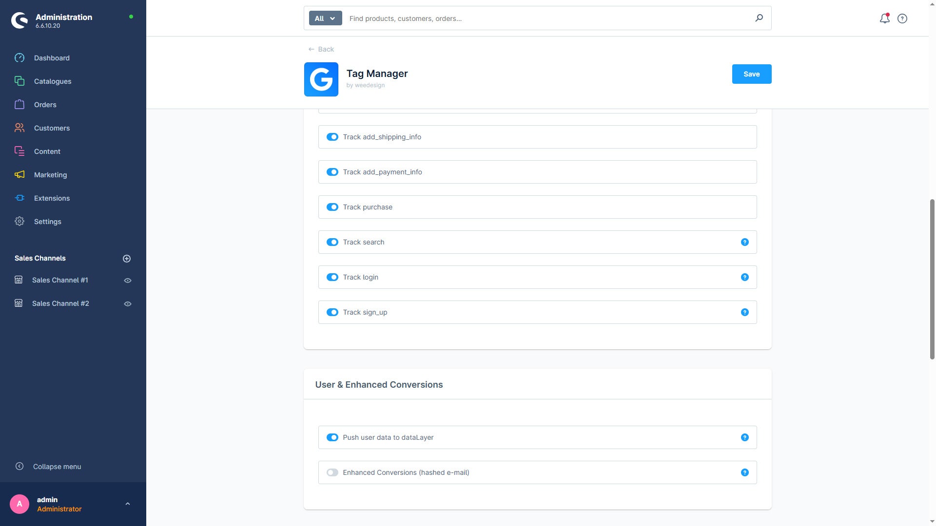 WeedesignTagManager