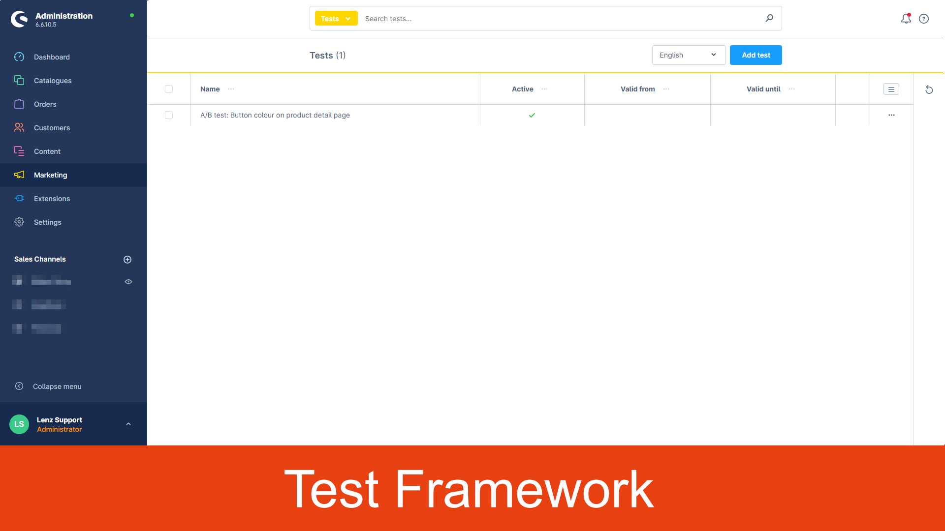 LenzPlatformTestFramework