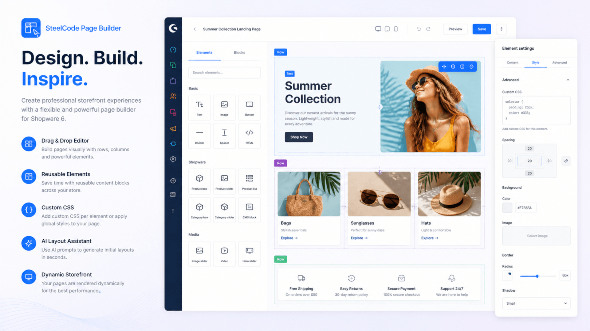 SteelCodePageBuilder
