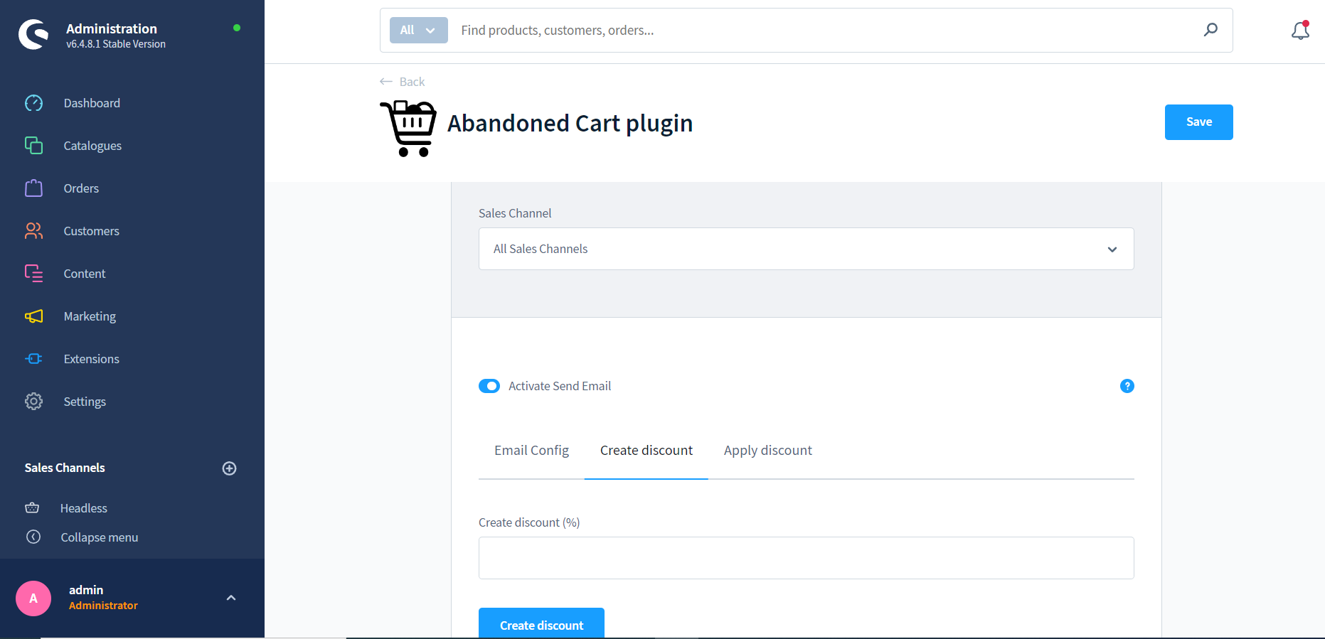 ModigAbandonedCartPlugin