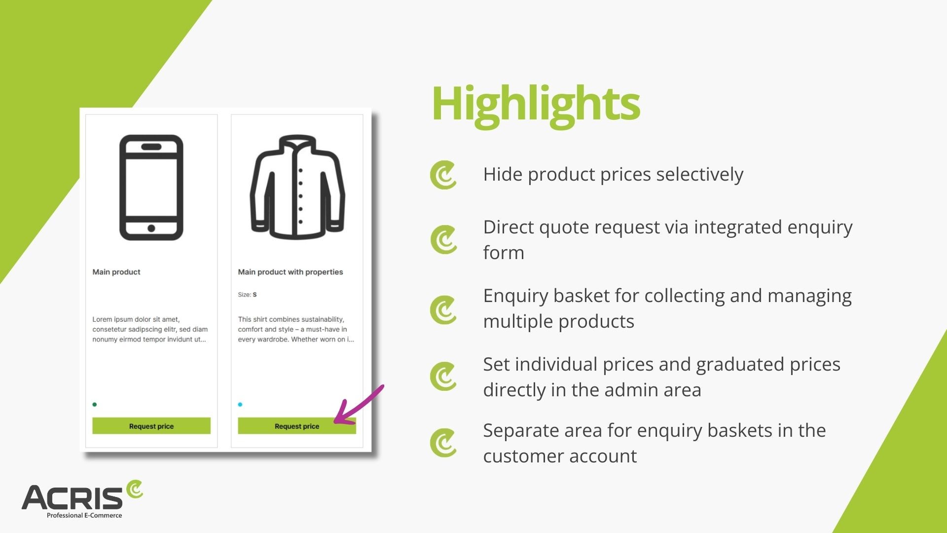 AcrisPriceOnRequestCS