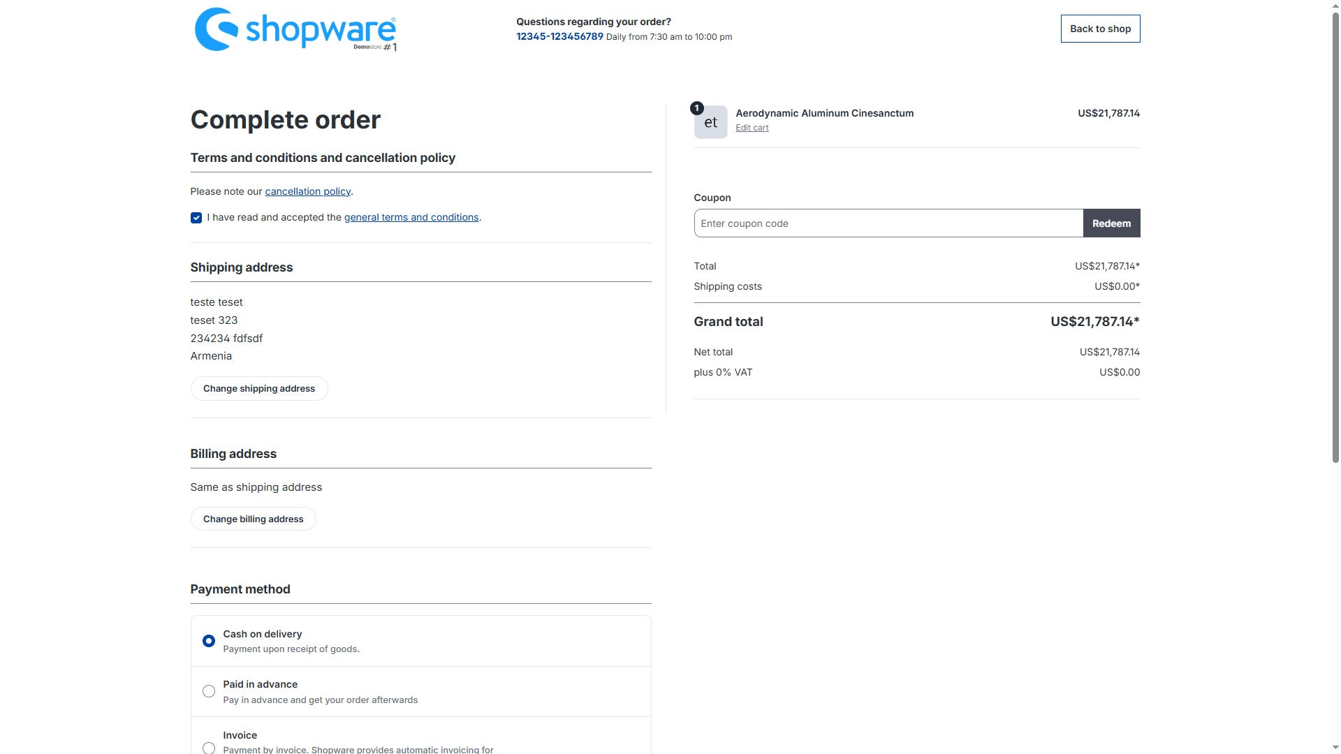 WeedesignCheckout