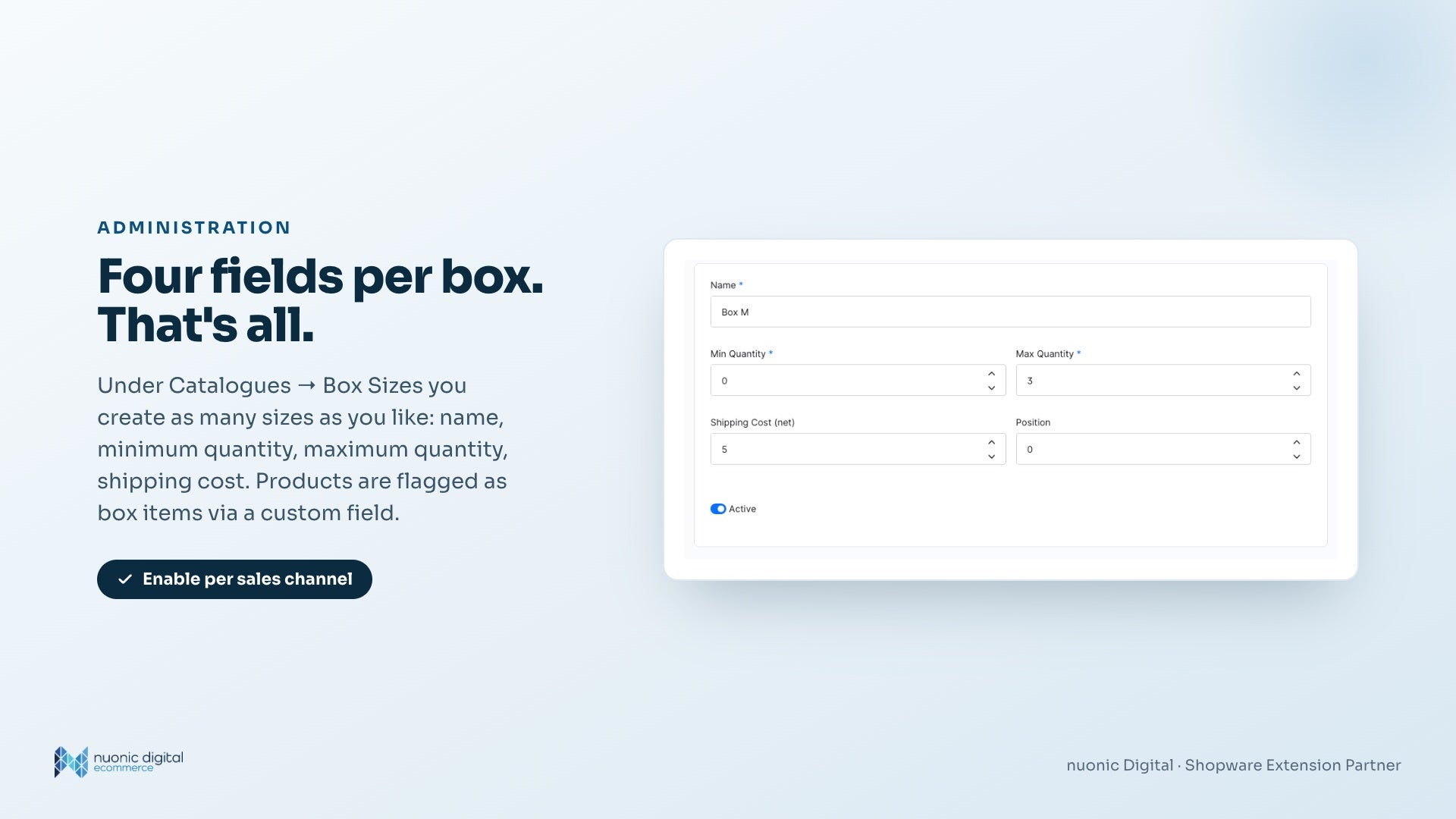 NuonicBoxCartDisplay
