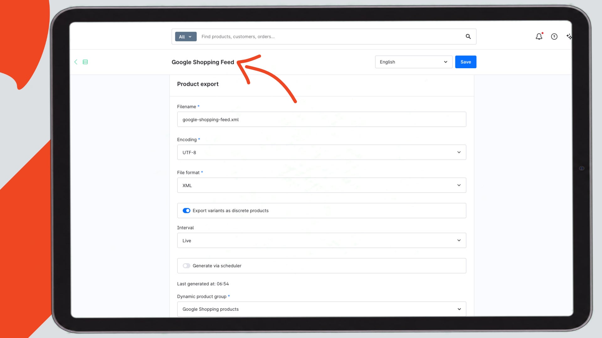LenzPlatformGoogleShopping