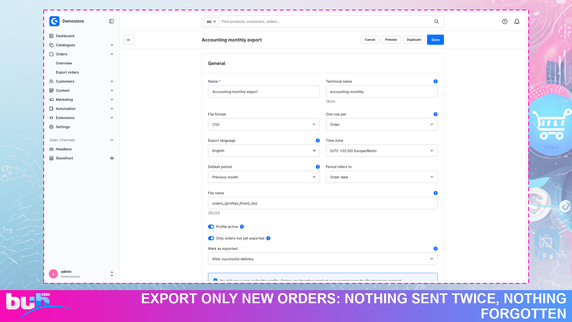 SwpOrderExportSix