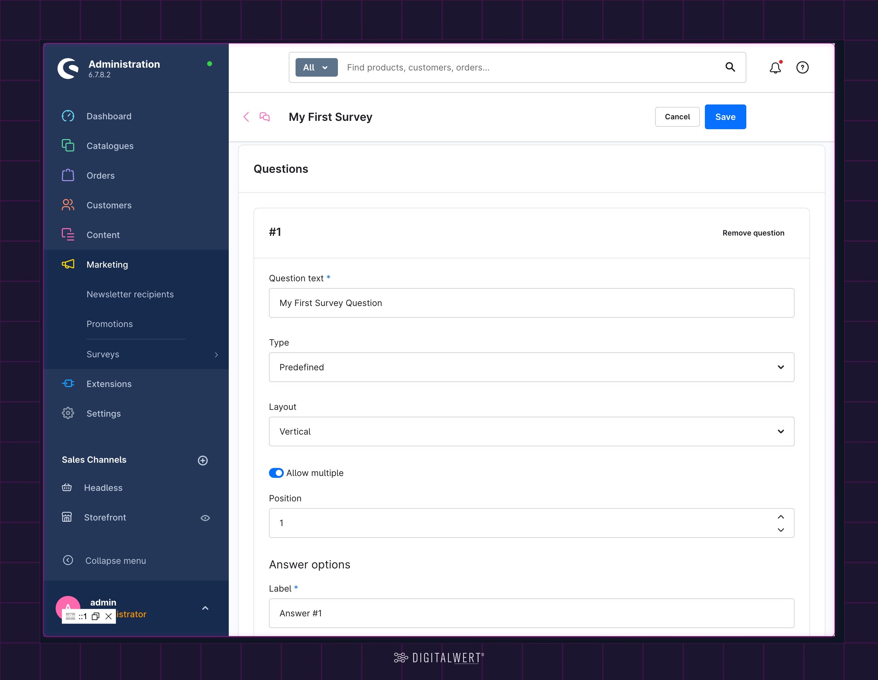Digi1CheckoutSurveys