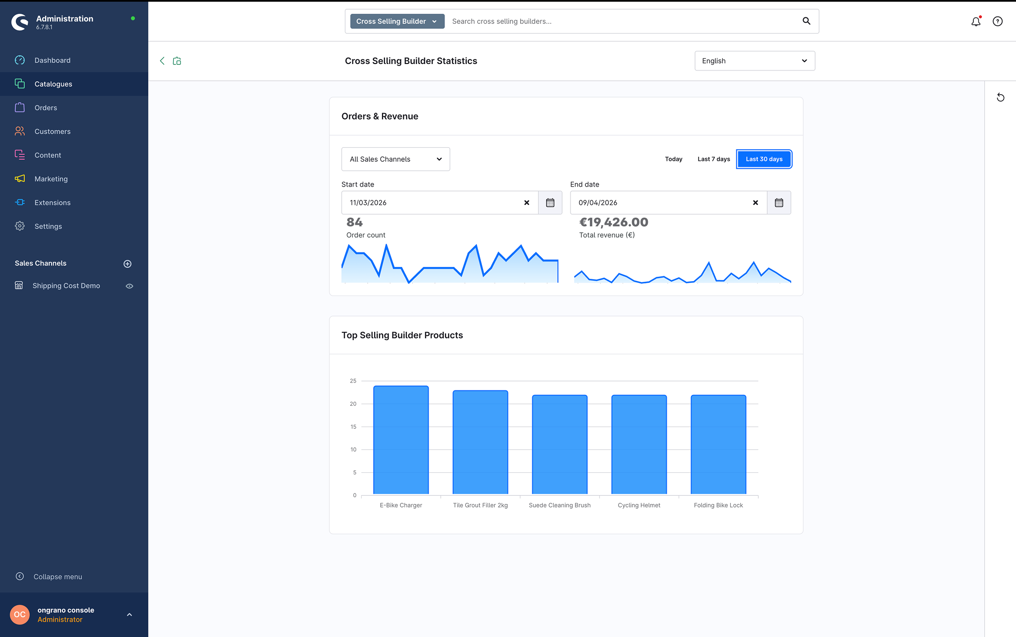 OngranoCrossSellingBuilder