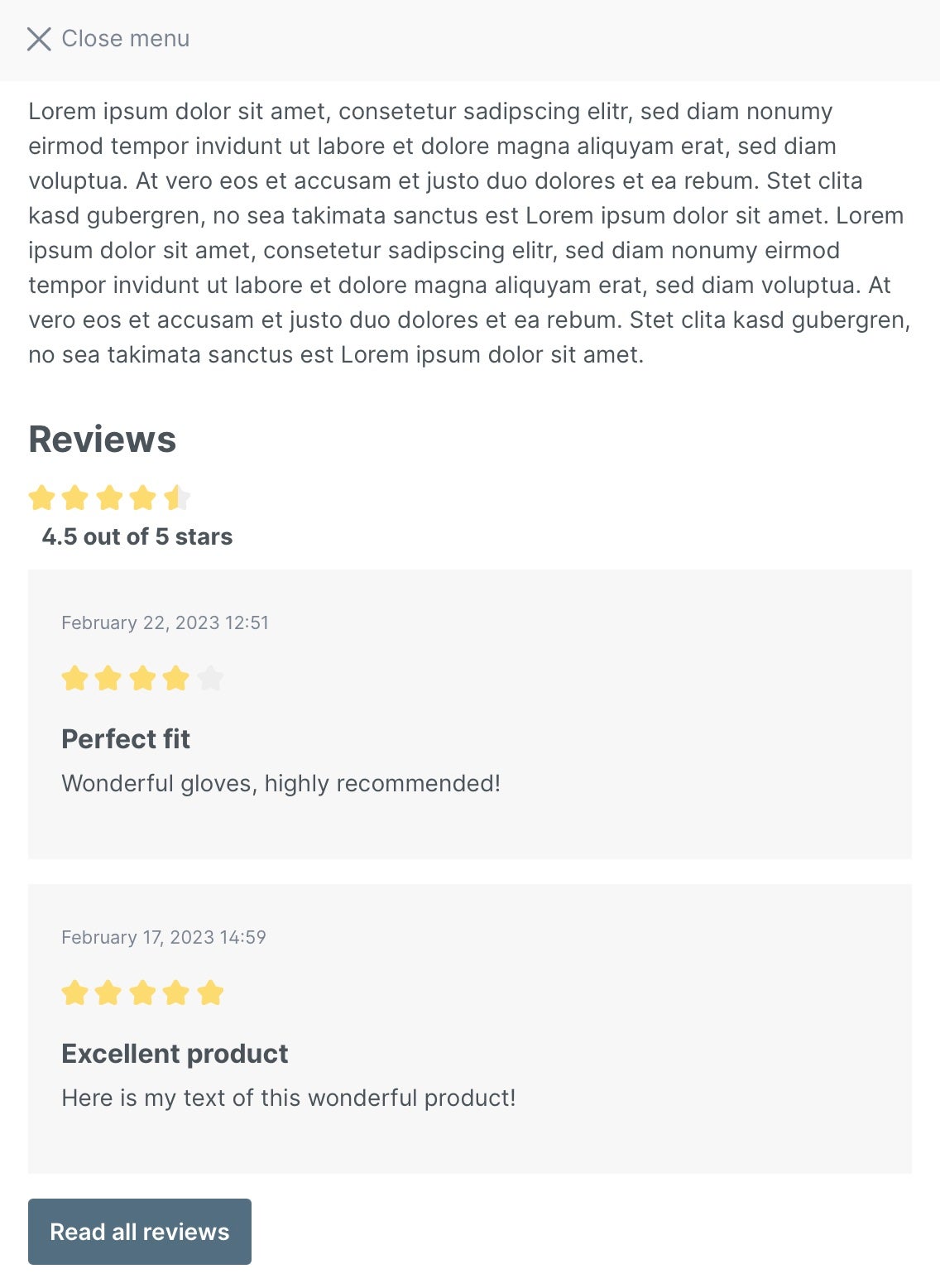 MillProductFrontpageReviews