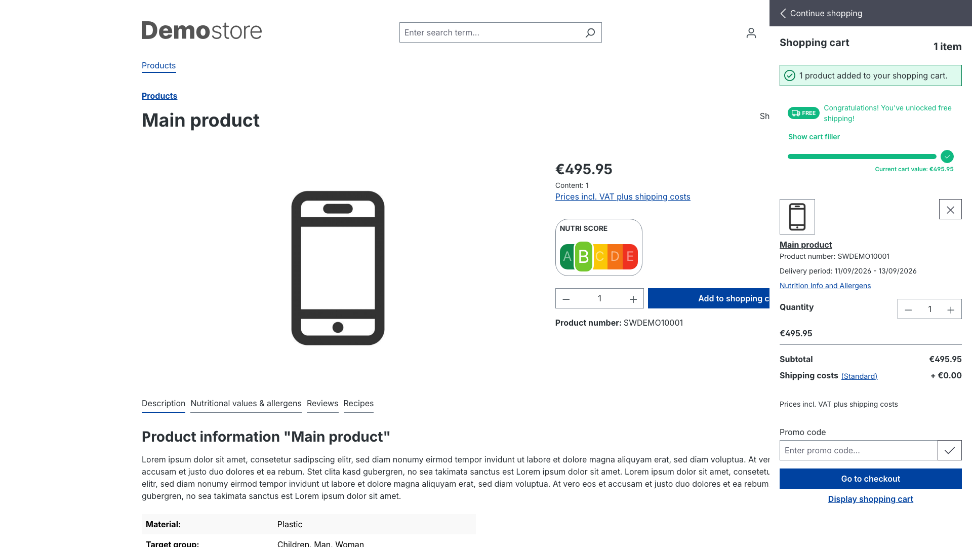 ShopStudioFreeShippingProgressAndCartFiller