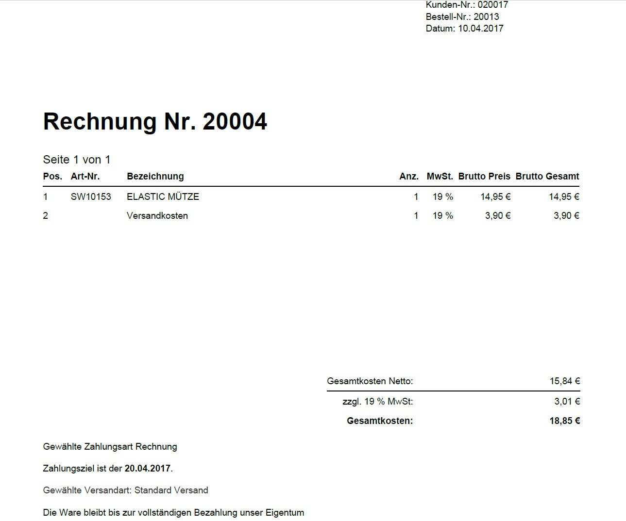 scha1PaymentDestinationOnDocument