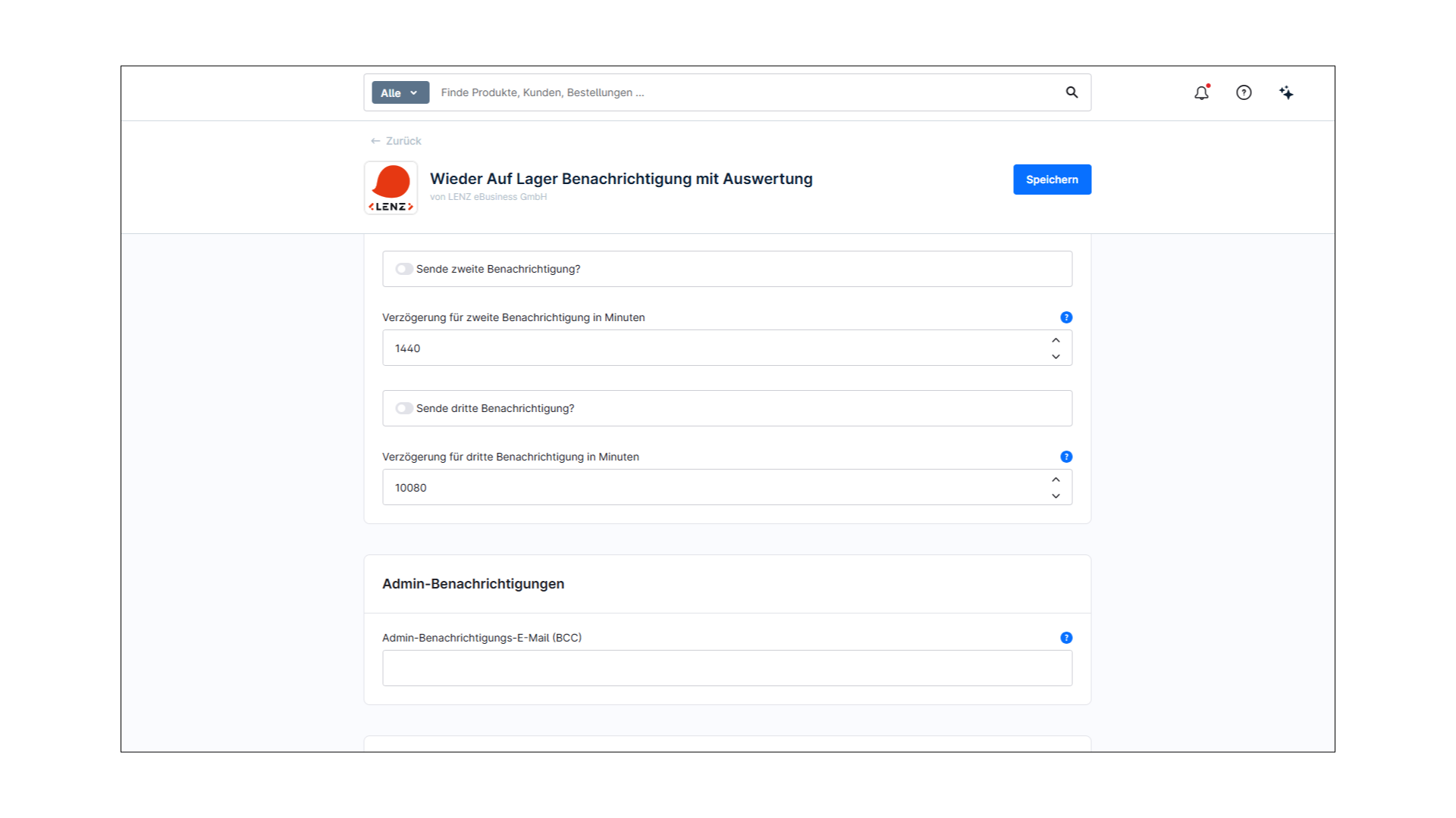 LenzPlatformBackInStockNotification