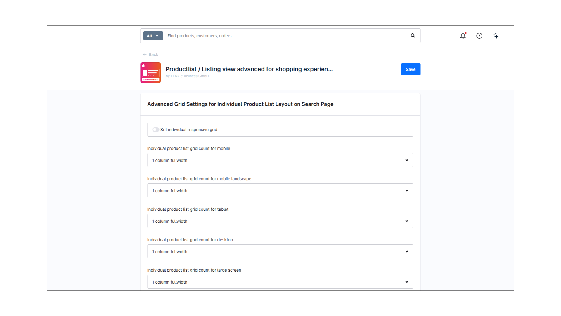 LoyxxFullWidthProductListing