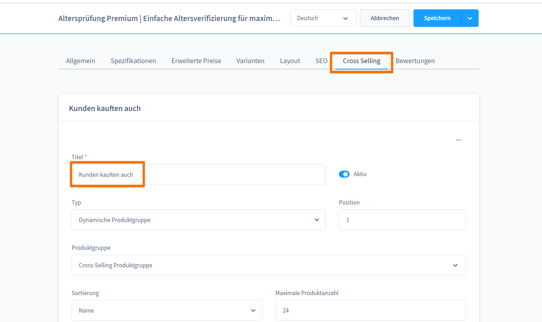 ProxaBasketCrossSellingSW6