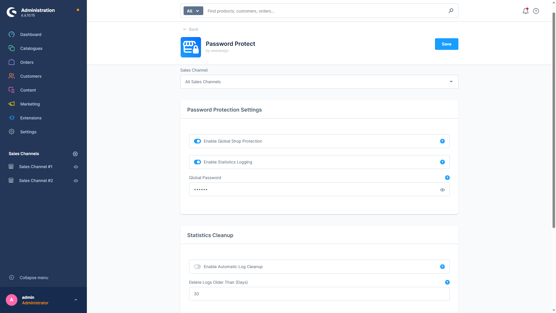 WeedesignPasswordProtect