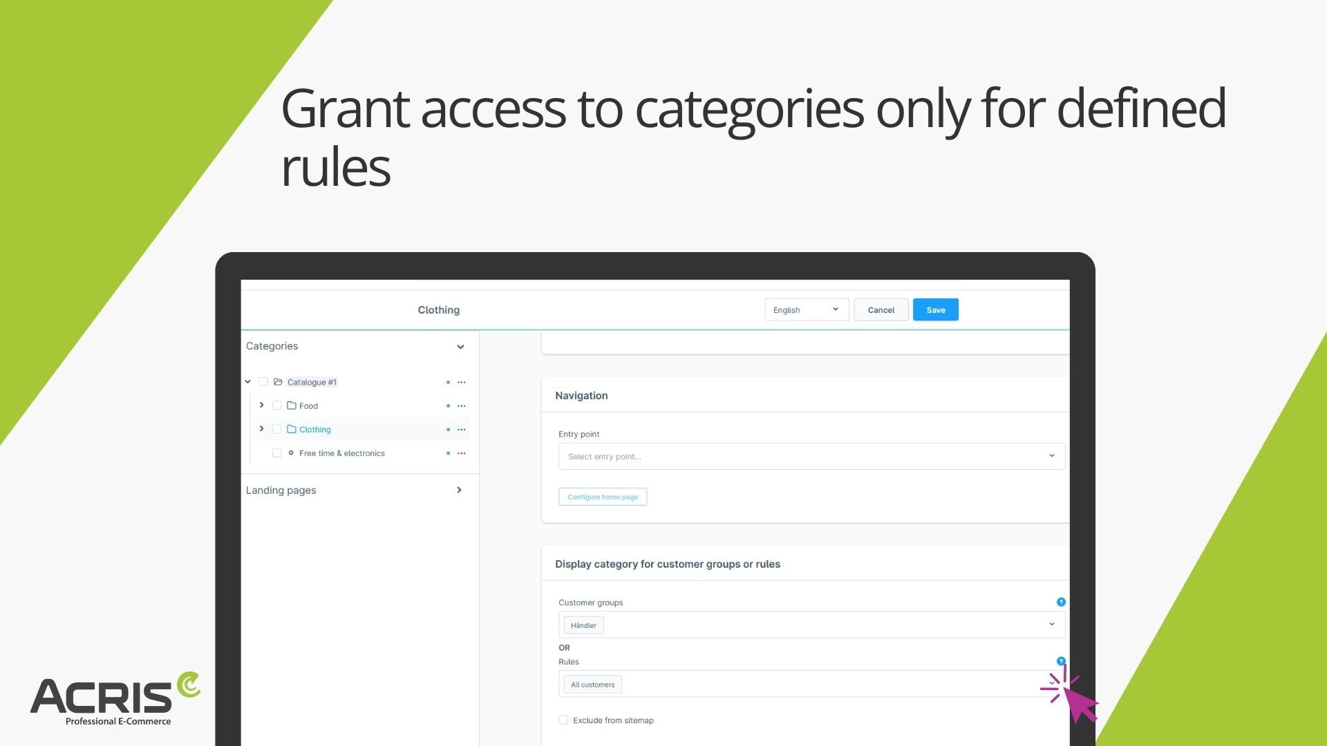 AcrisDisplayCategoryCustomerGroupCS