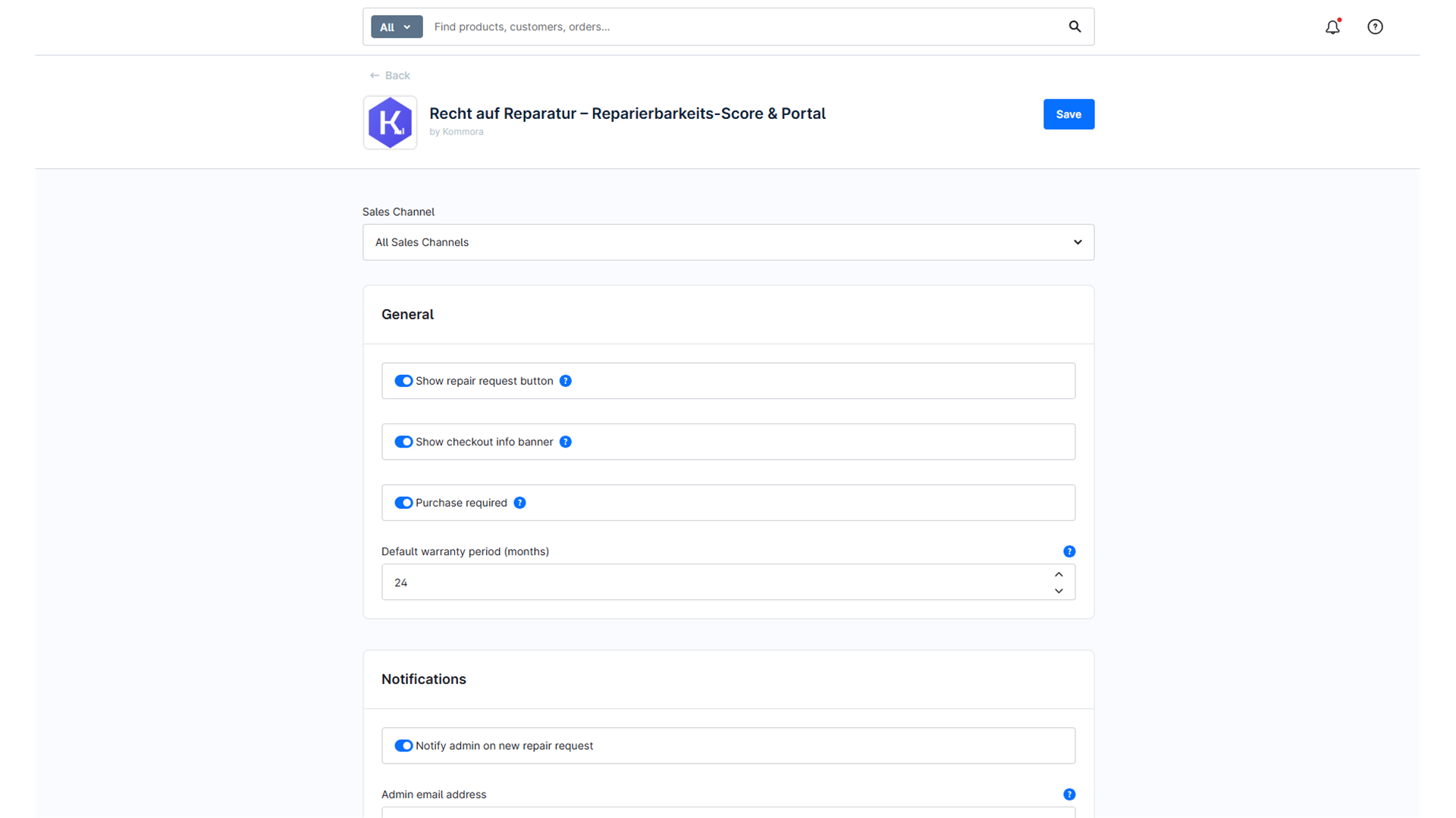 KommoraRepairManager