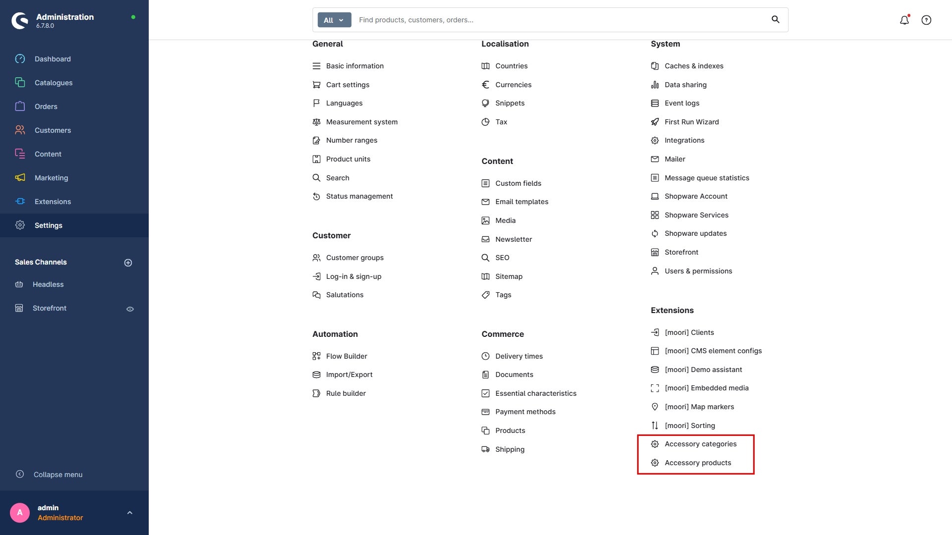 MoorlProductAccessories