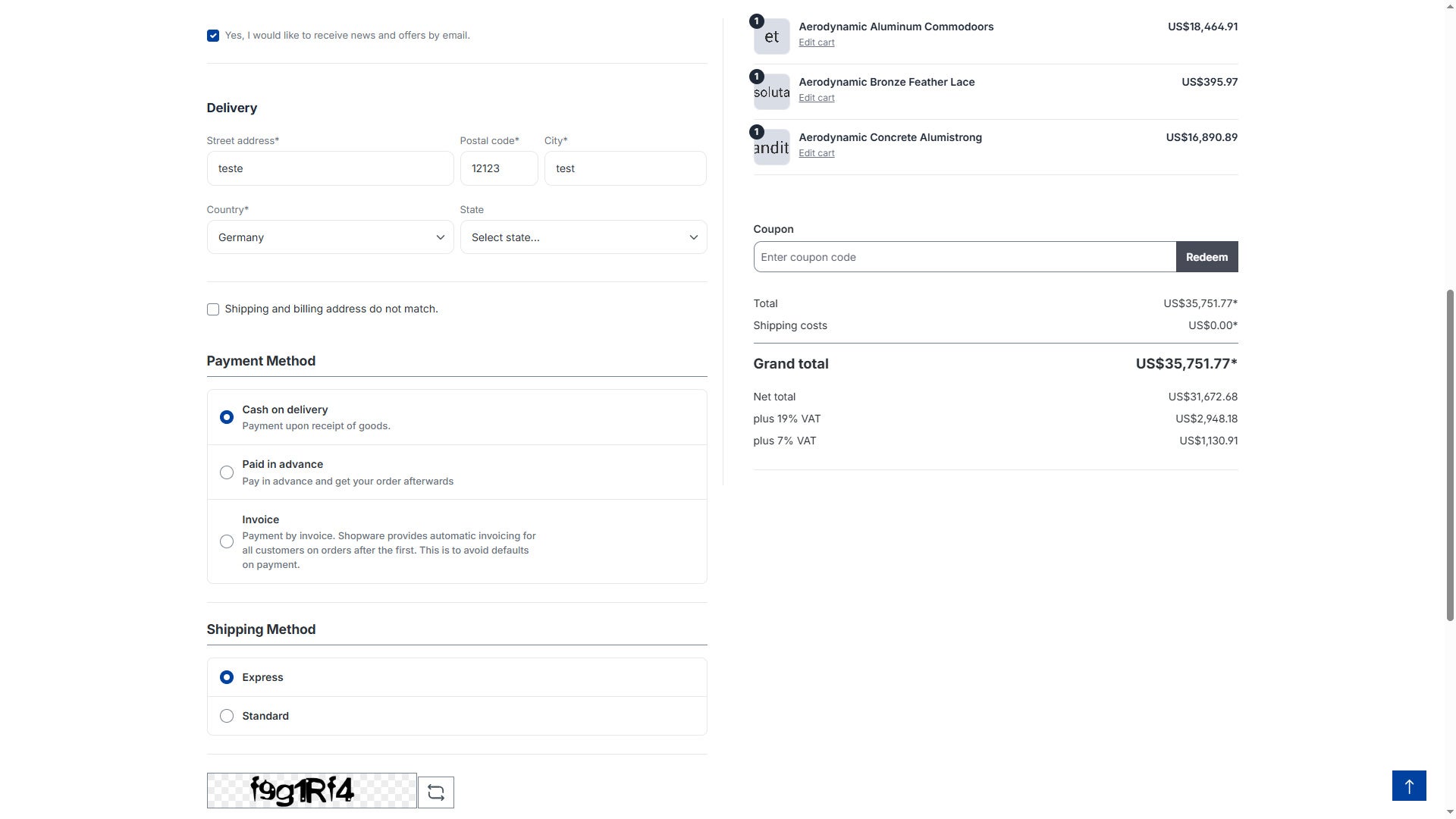 WeedesignCheckout