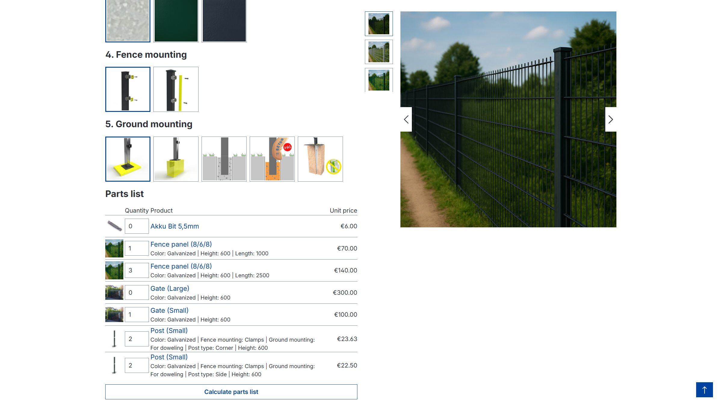 MoorlPartsListConfigurator