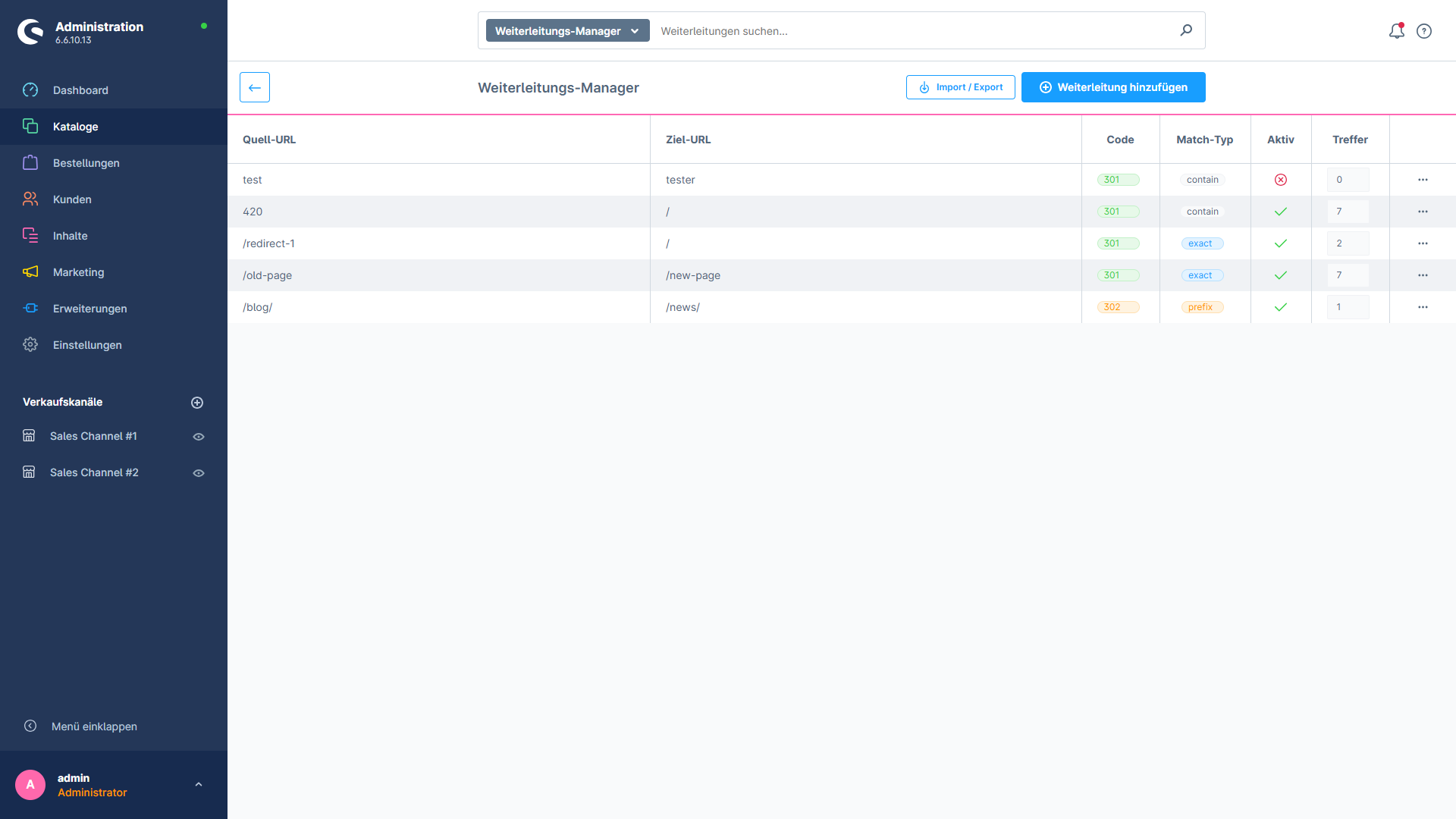 WeedesignRedirectManager