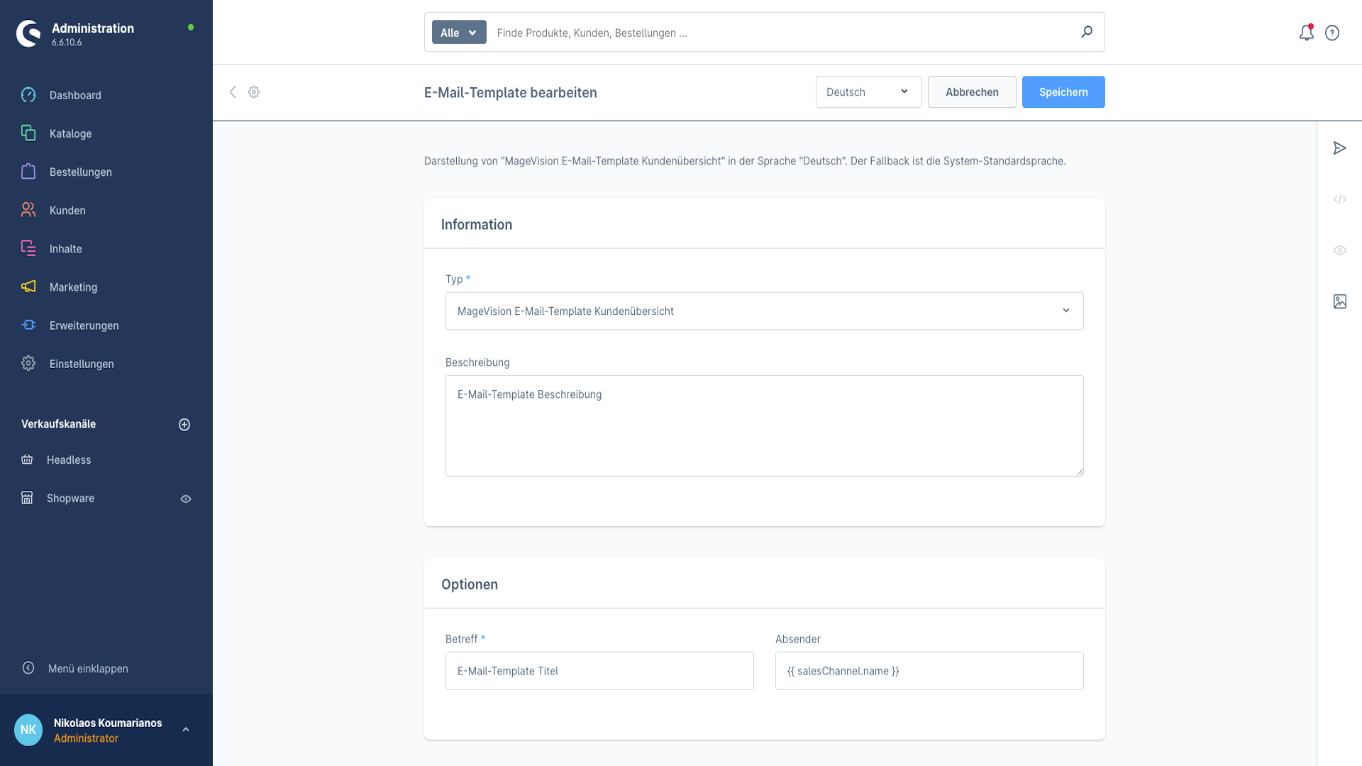 MageVisionEmailCustomers