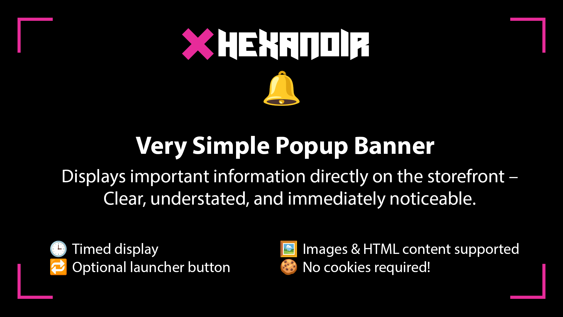 HexanoirVerySimplePopupBanner