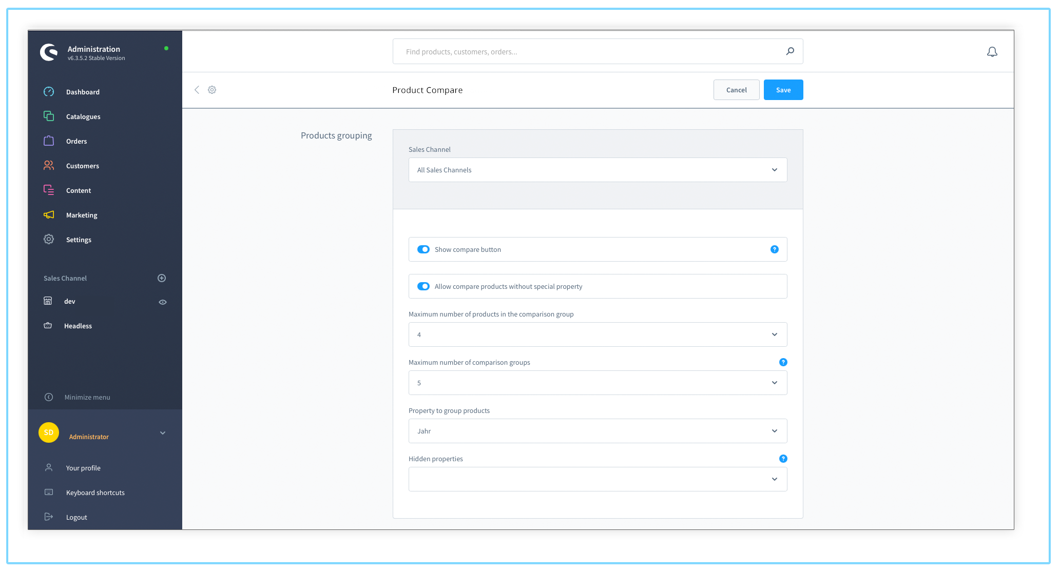 TopdataCompareProducts