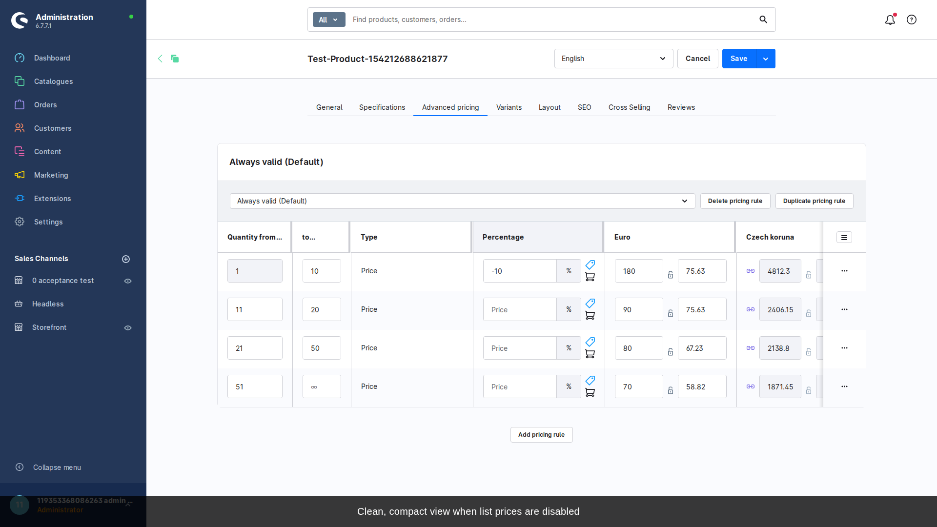 MomoPercentageBasedAdvancedPricing