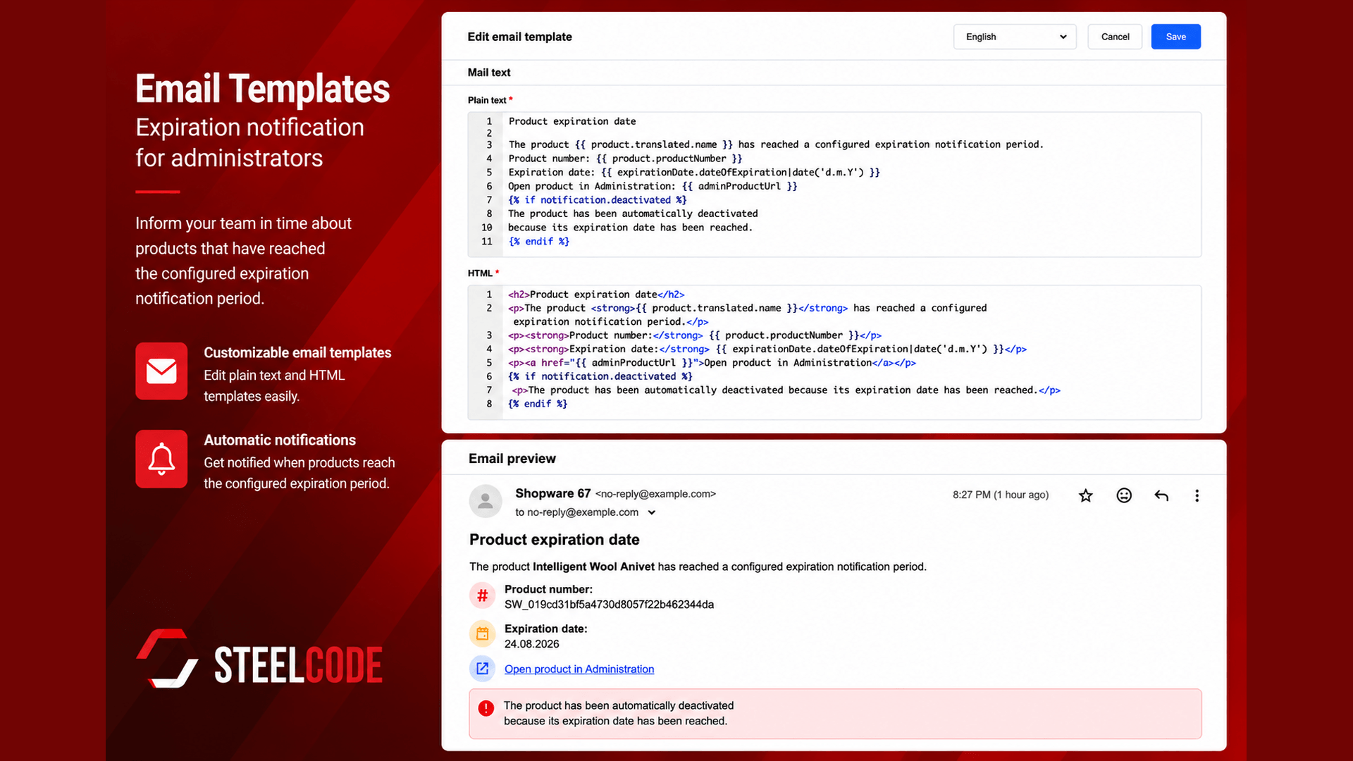 SteelCodeExpirationDate