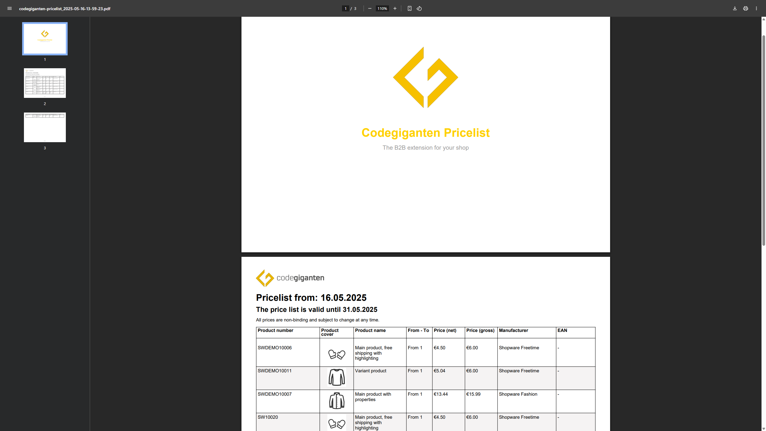 CogiPriceListPdf