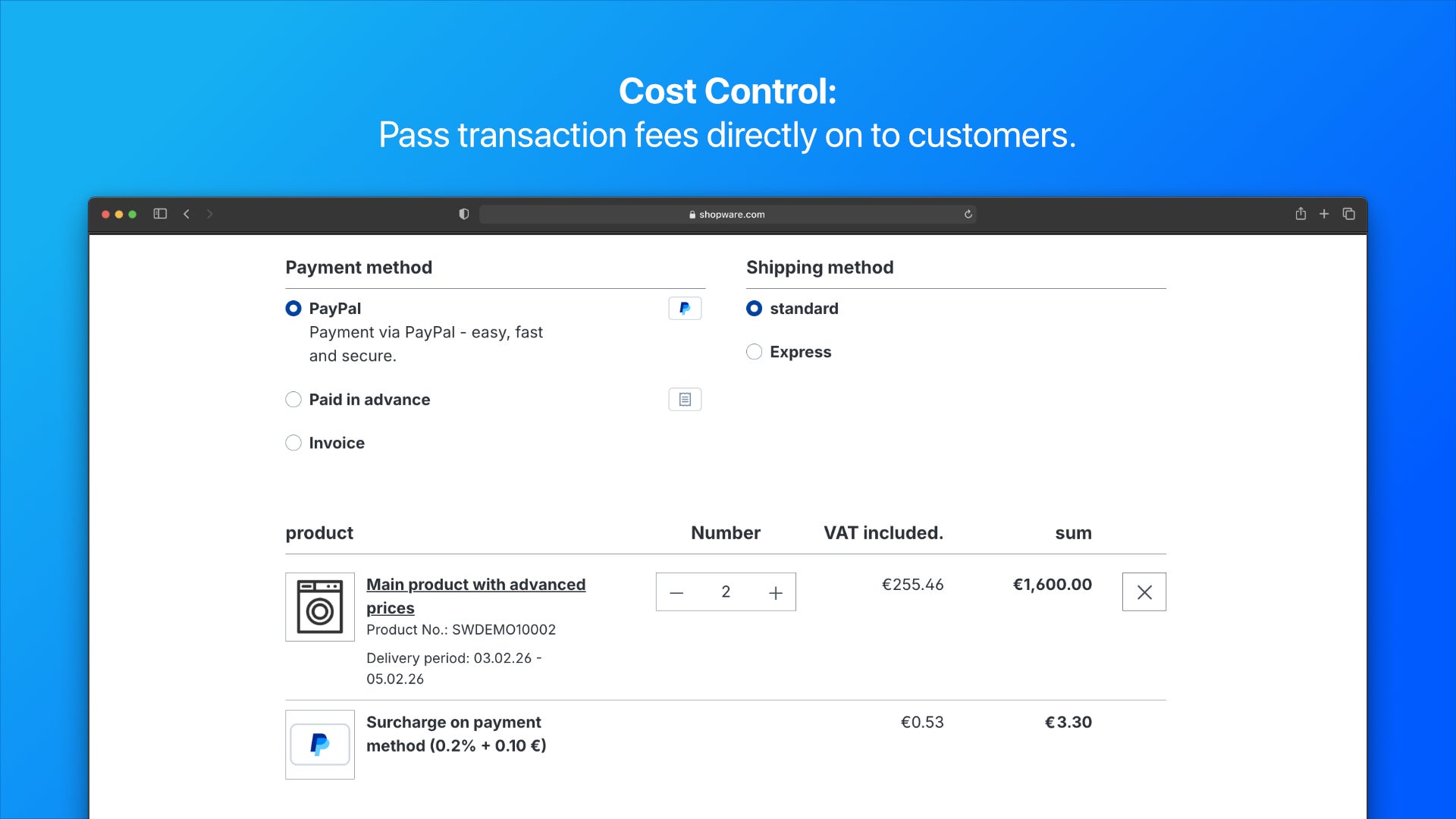 ForstegPaymentSurcharge