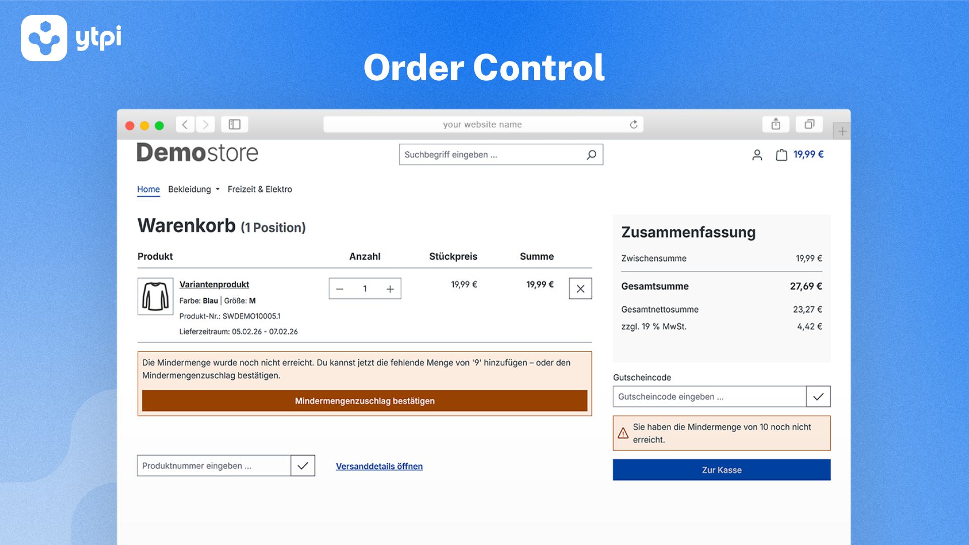 YtpiiMinimumQuantitySurcharge