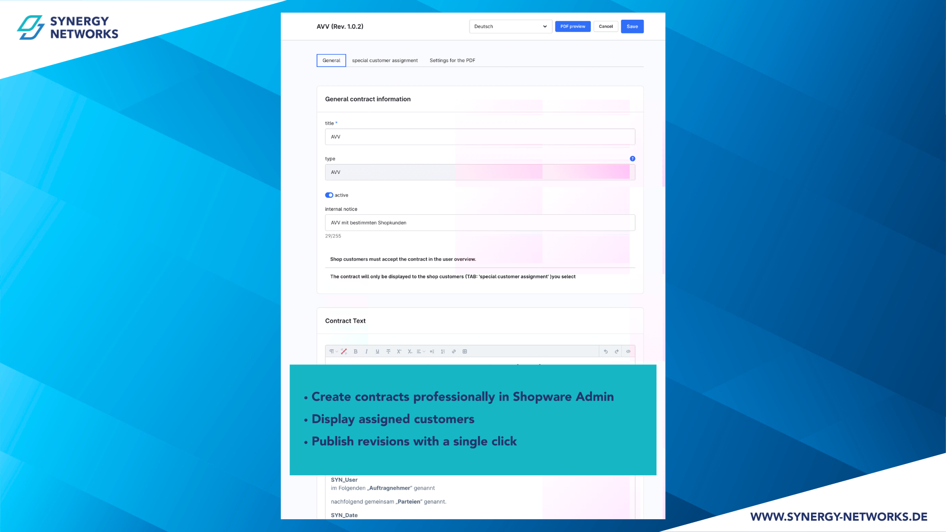 SynContractManagement