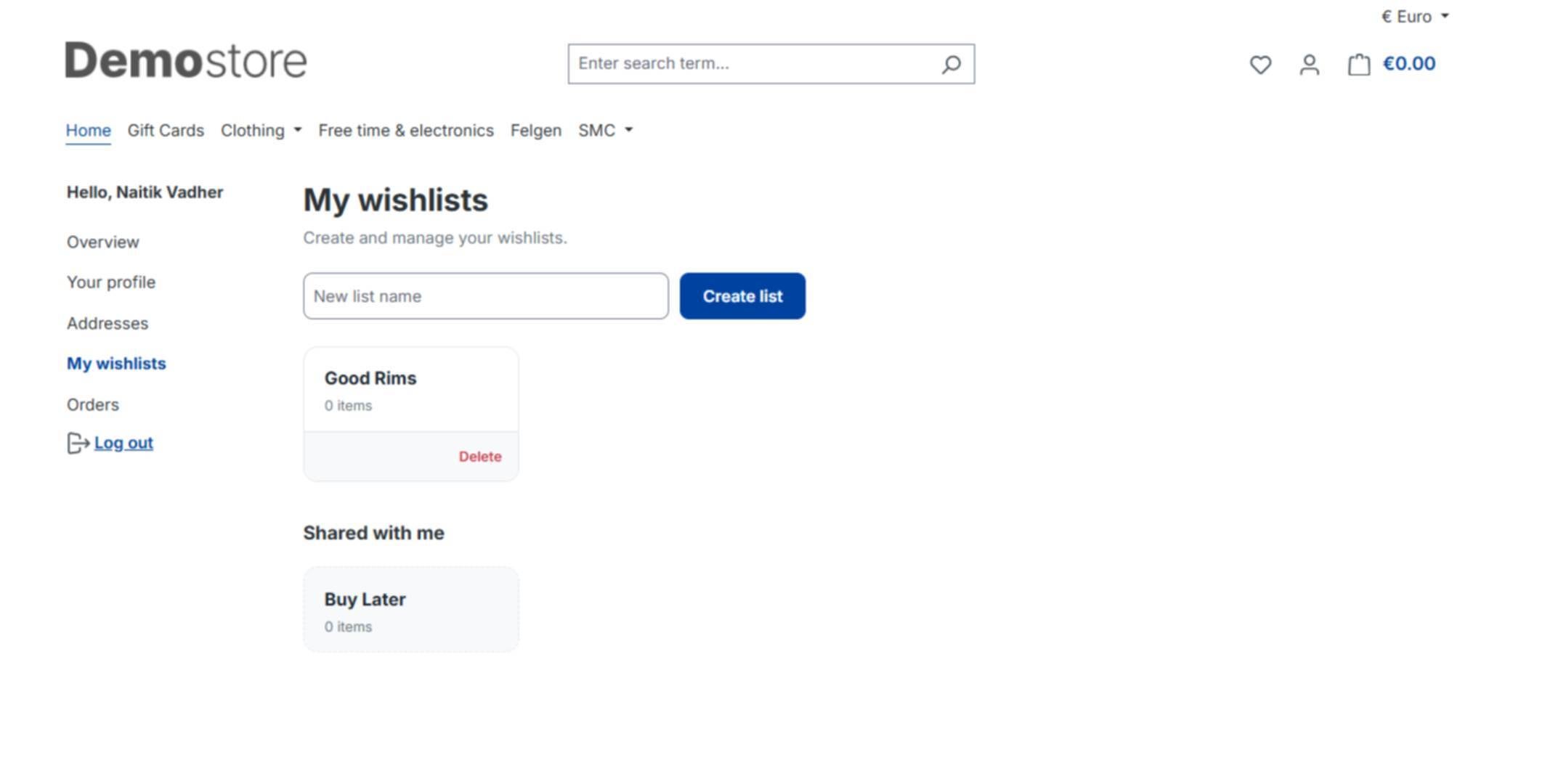 VimirLabMultipleWishlist