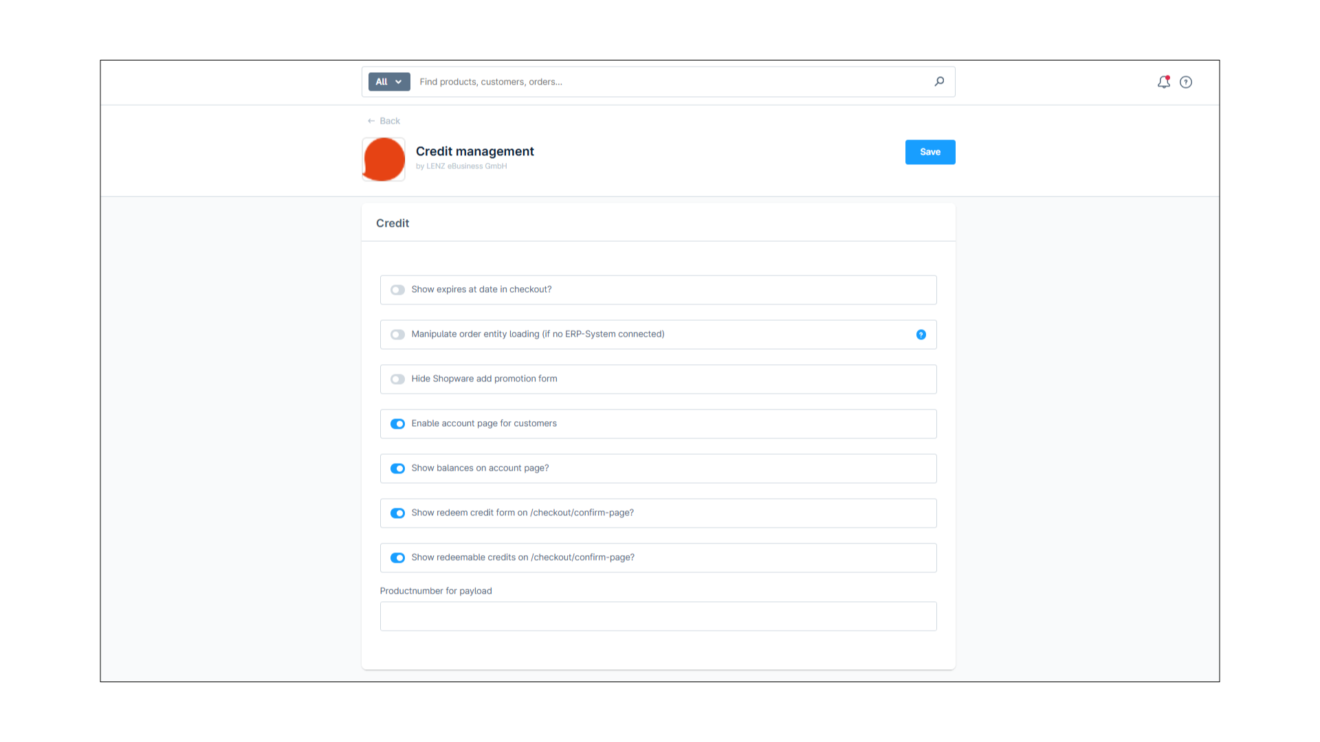 LenzPlatformCreditManagement
