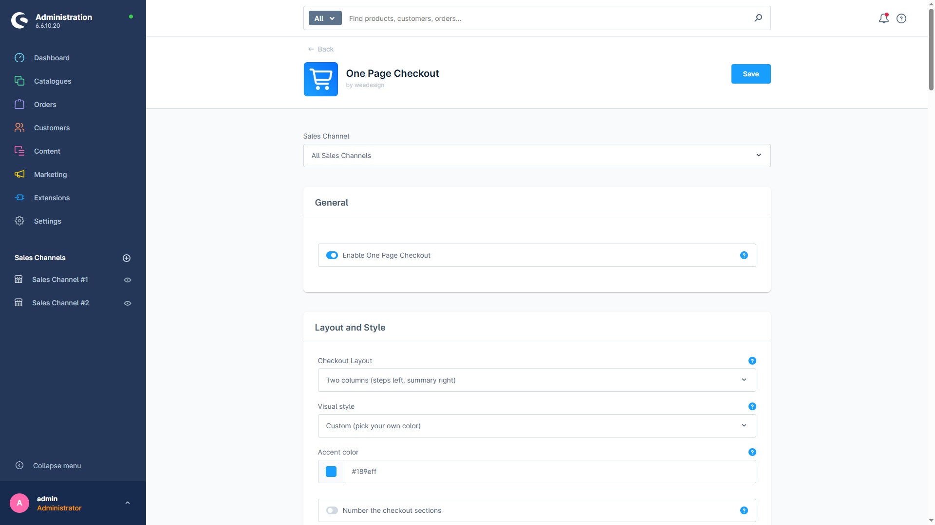 WeedesignCheckout