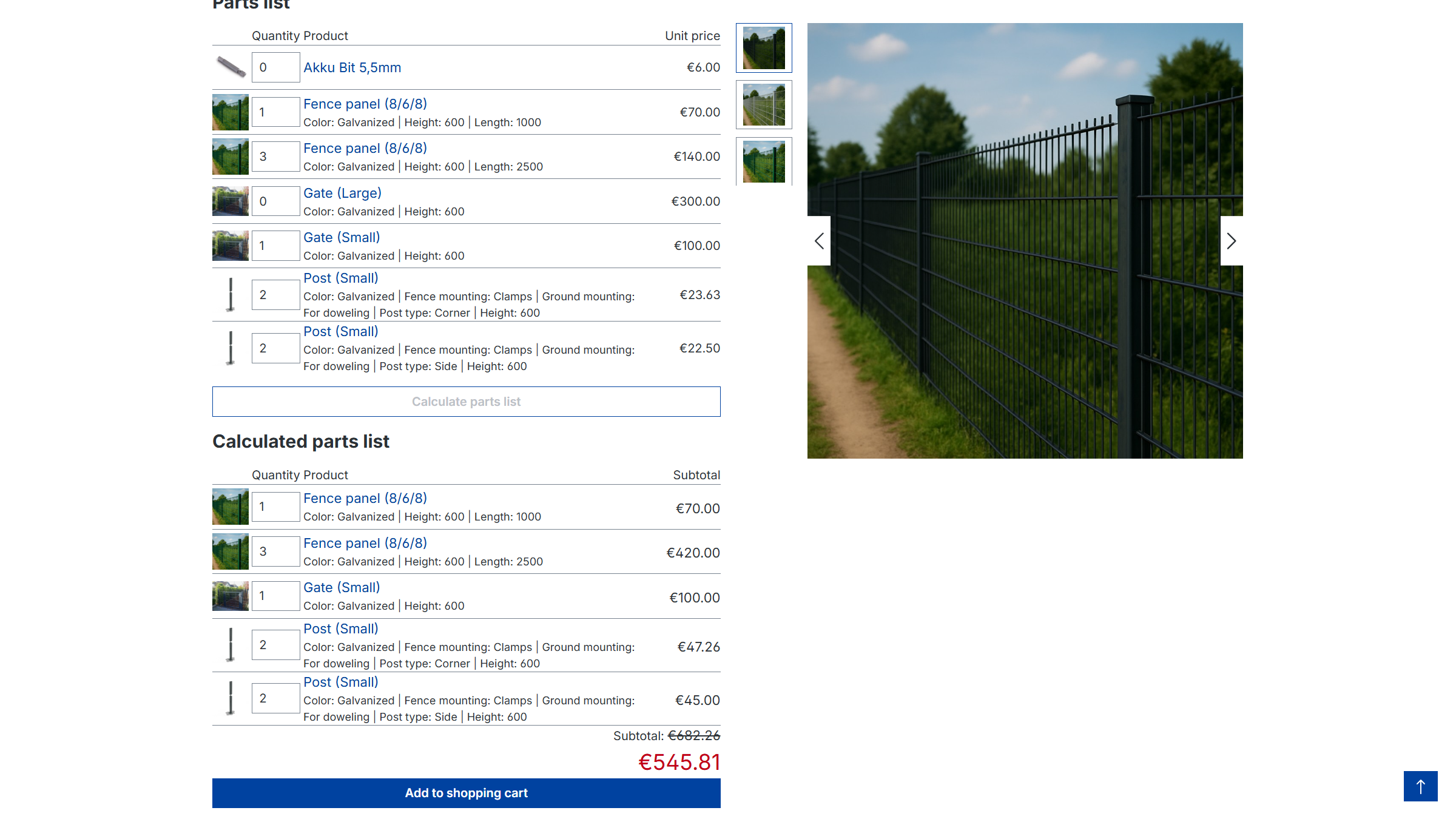 MoorlPartsListConfigurator