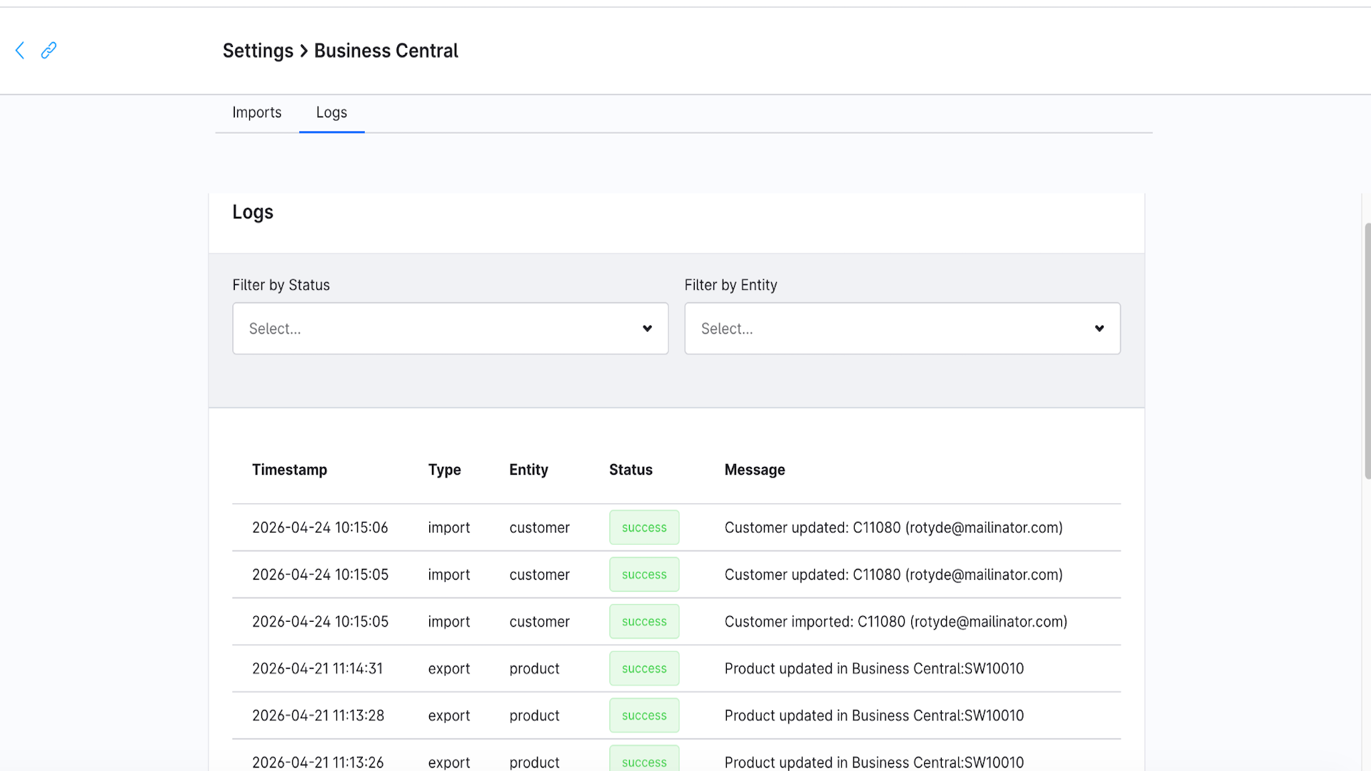 HatslogicMicrosoftDynamics365BusinessCentralConnector