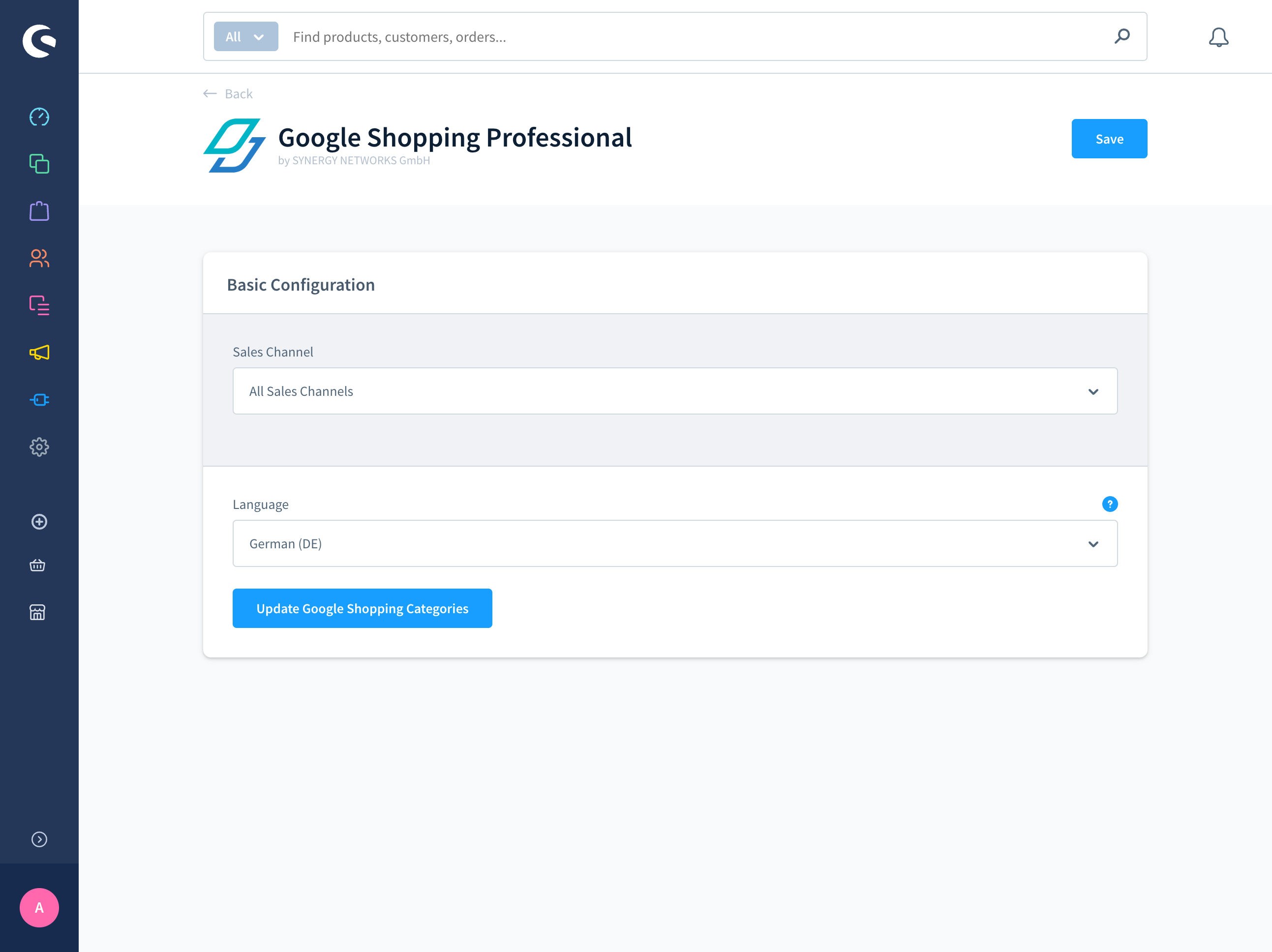 SynGoogleShopping