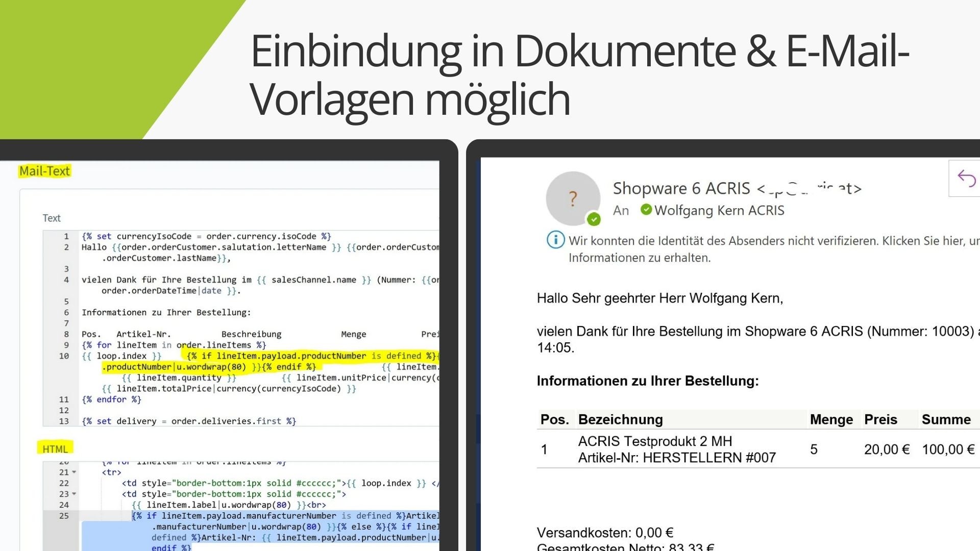 AcrisManufacturerNumberCS
