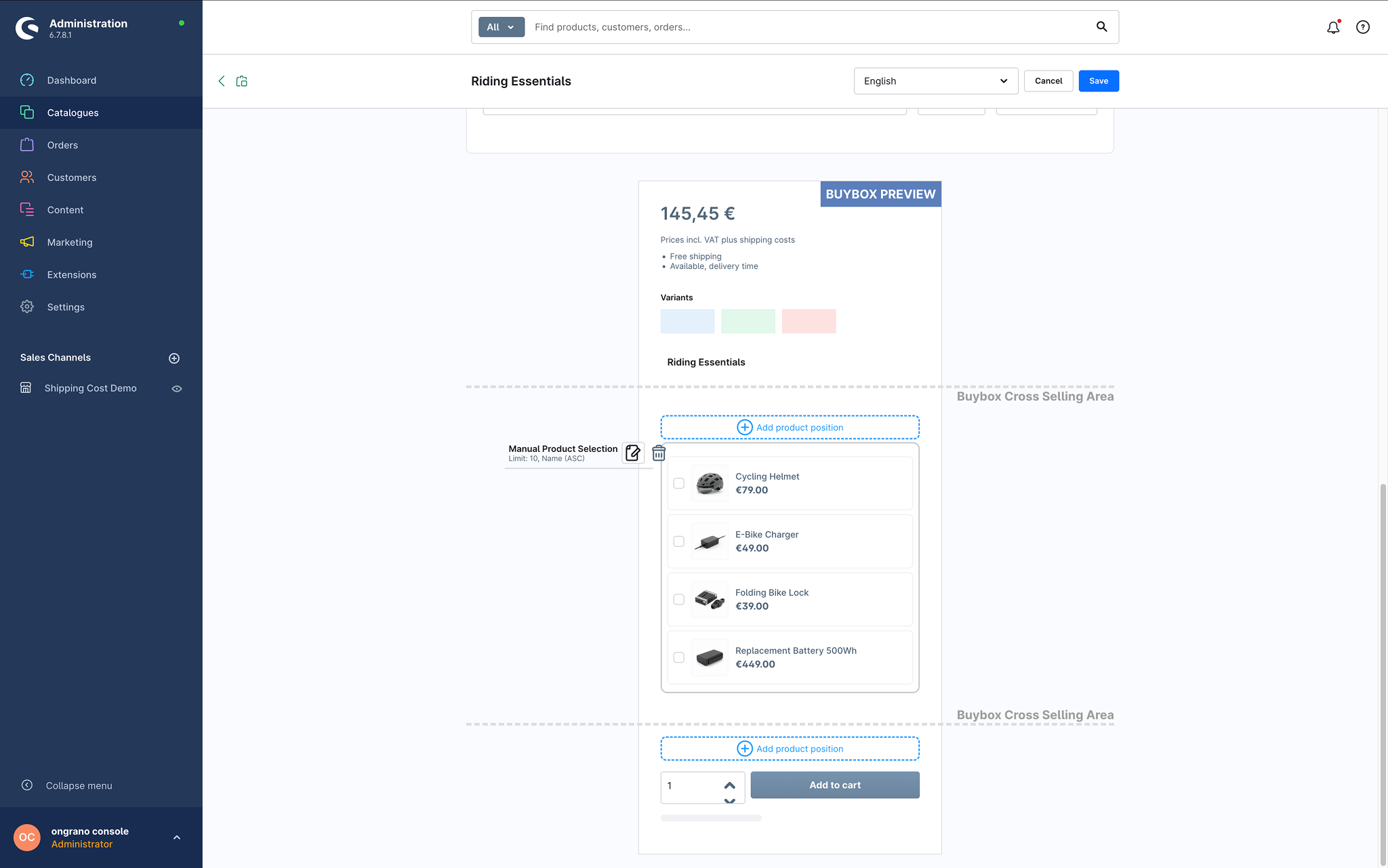 OngranoCrossSellingBuilder