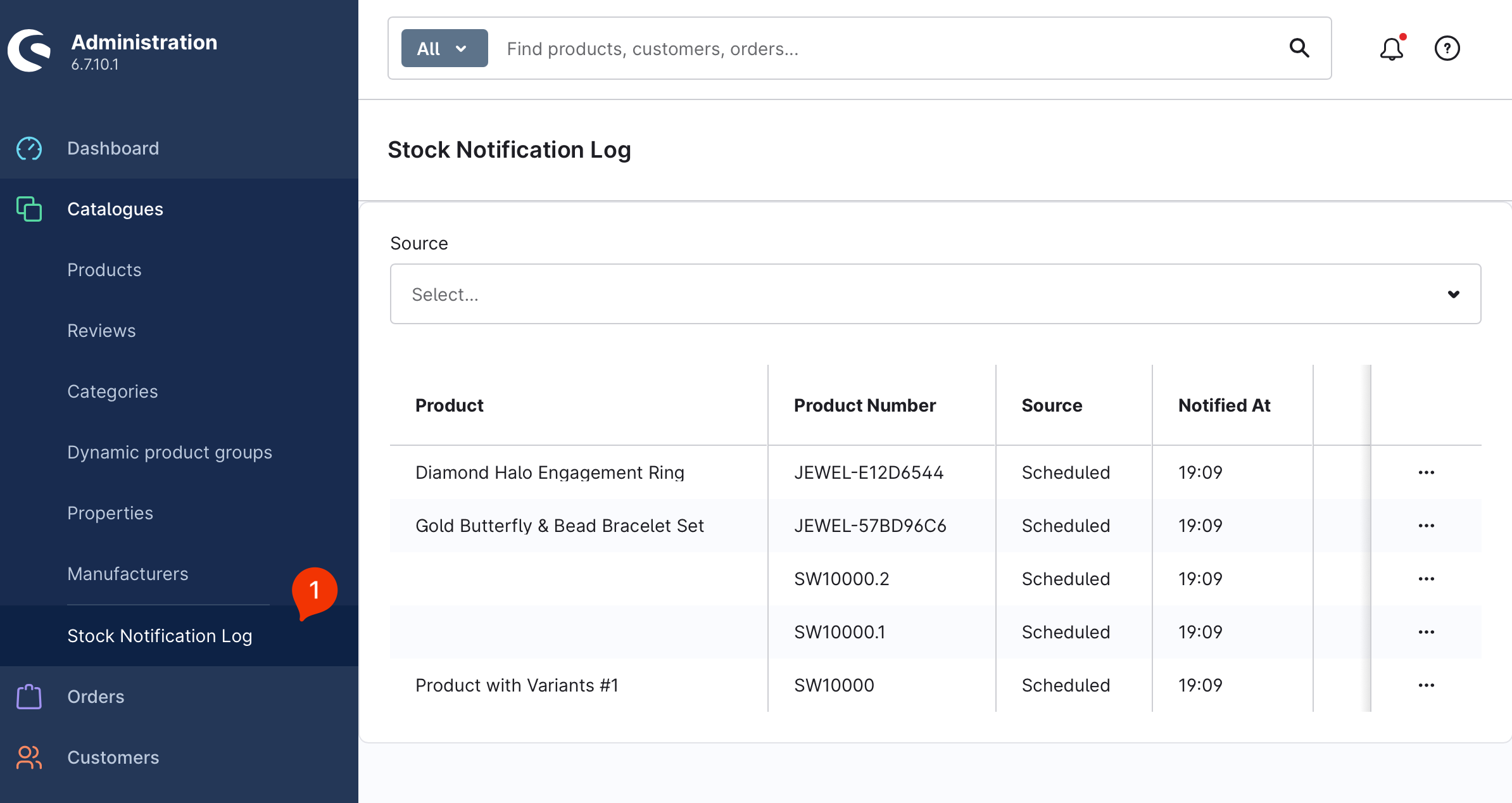 CodecapLowStockNotification